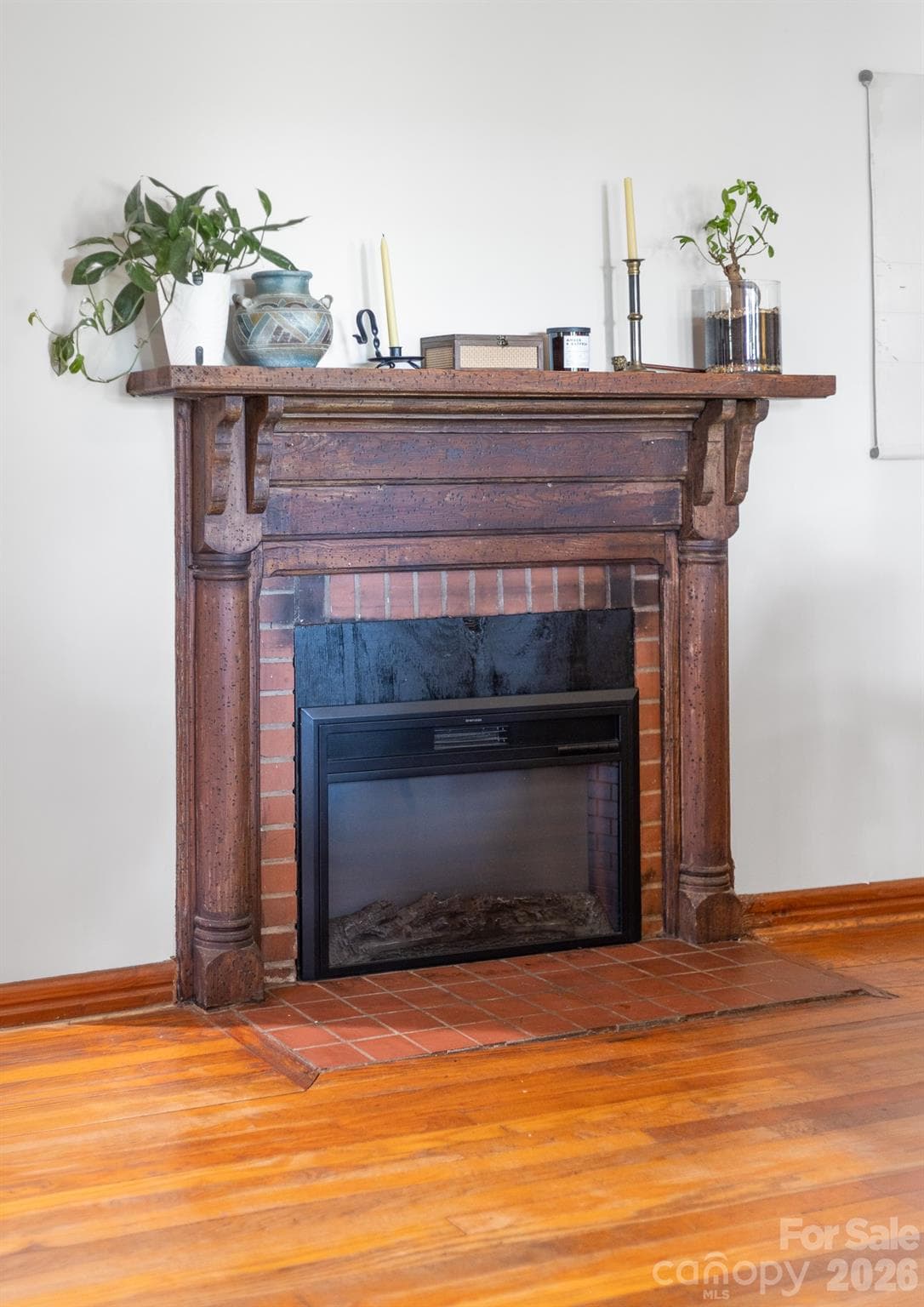 Natural gas fire place. - 233 Third Creek Road, Statesville