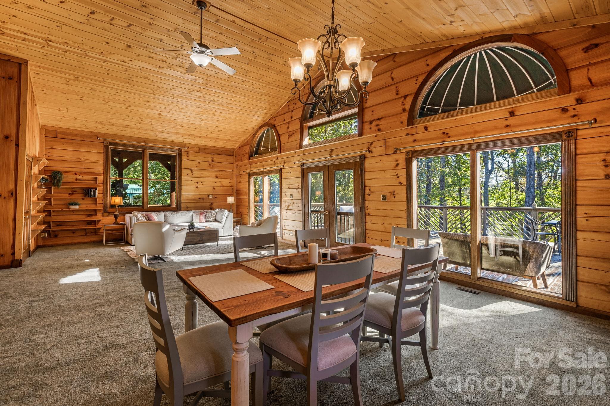 Opens to very large deck over looking the woods - 104 Paramount Drive, Leicester