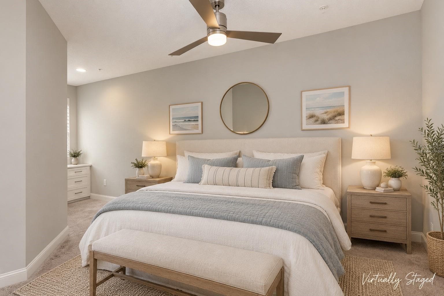 Virtually Staged - Bedroom #2 - 305 S ALBANY AVE #3, TAMPA