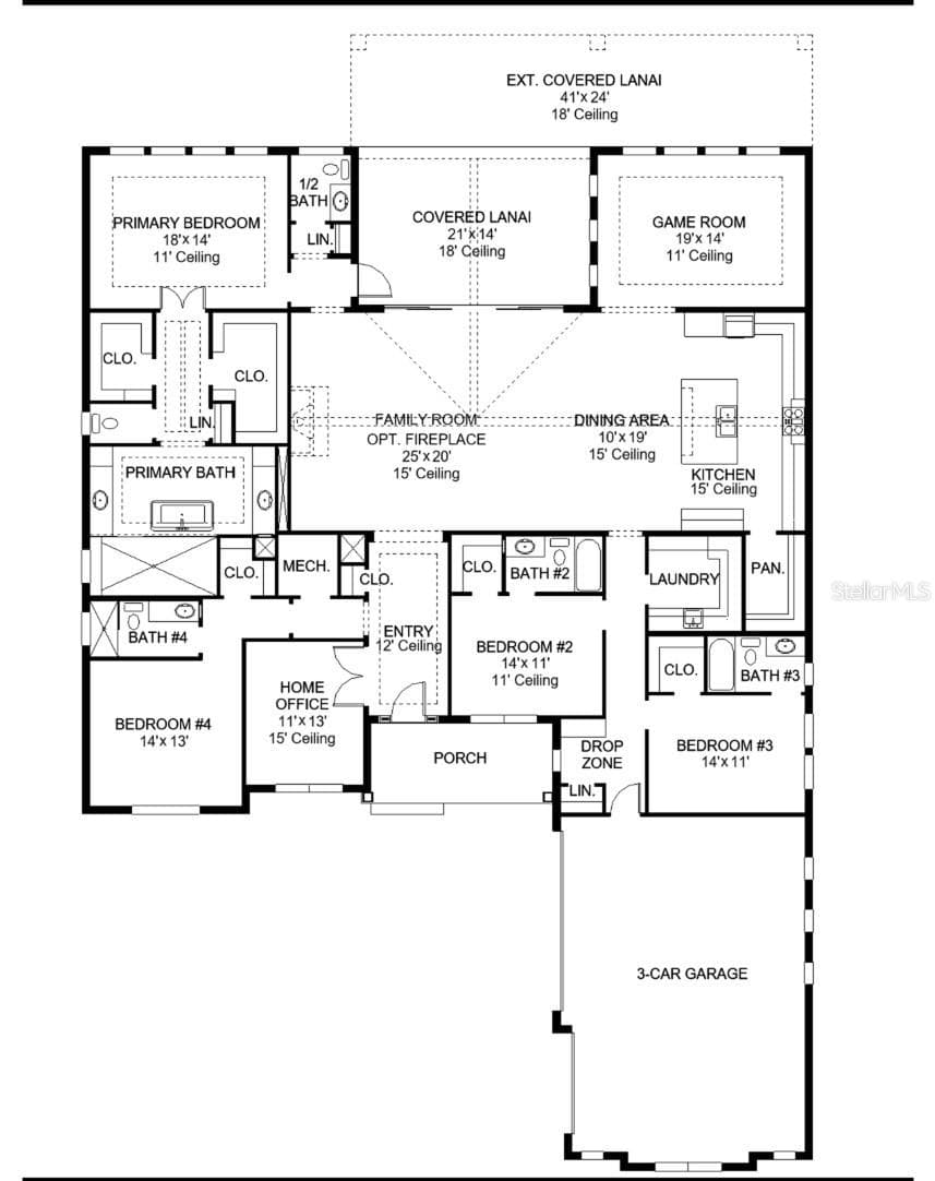 Single Family Residence at 6156 DUSK ROSE LN, BROOKSVILLE, photo 4 of 11