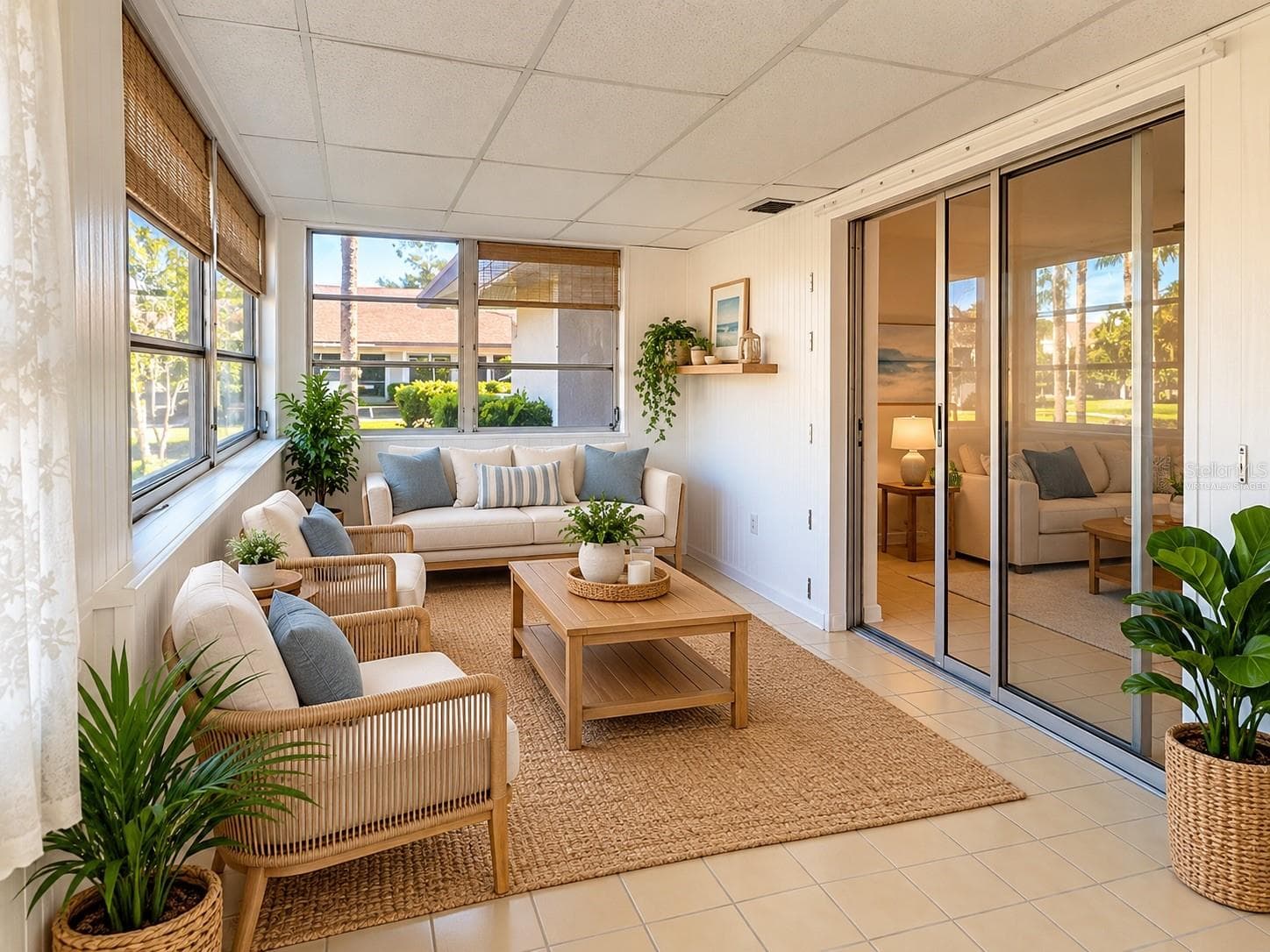 Florida Room Virtually staged. - 1235 14TH CIR SE #93, LARGO