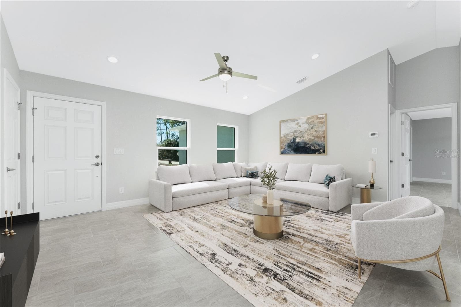 Virtually staged. Interior photos are of a home with the same floor plan and similar finishes - 3250 HORACE AVE, NORTH PORT