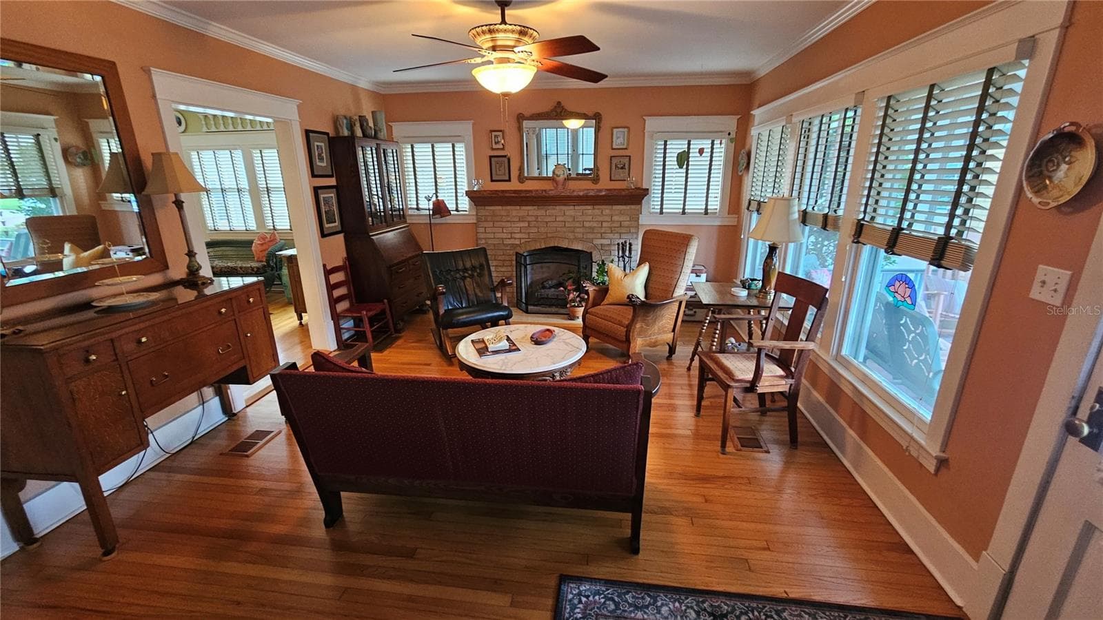 Living Room from Dining Room view - 821 N EOLA DR, ORLANDO