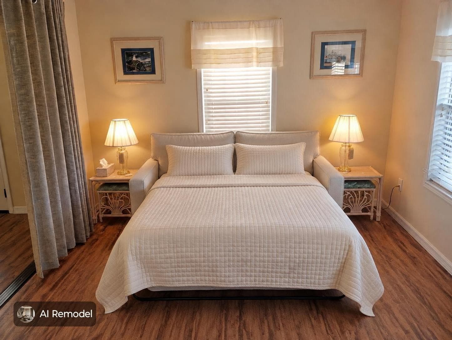 Other options for 2nd bedroom. AI staged. - 2100 KINGS HWY #977, PORT CHARLOTTE