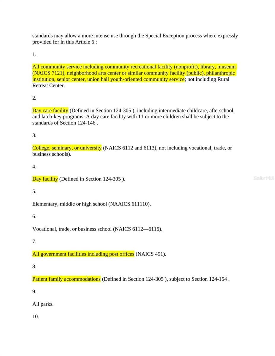 GU Zoning Info - 4800 STATE ROAD 776, VENICE