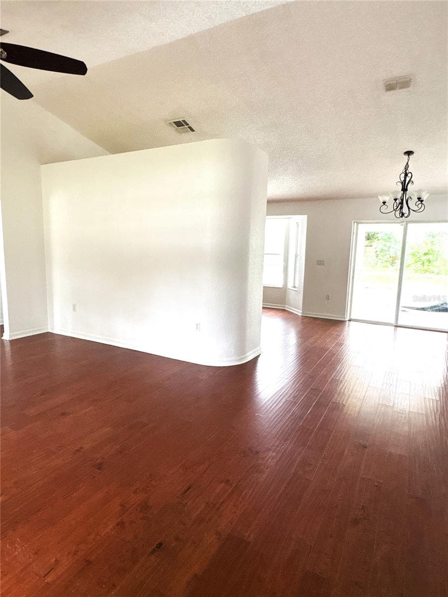 From living room, dining area just off kitchen with access to screened lanai. - 8919 N MENDOZA WAY, CITRUS SPRINGS
