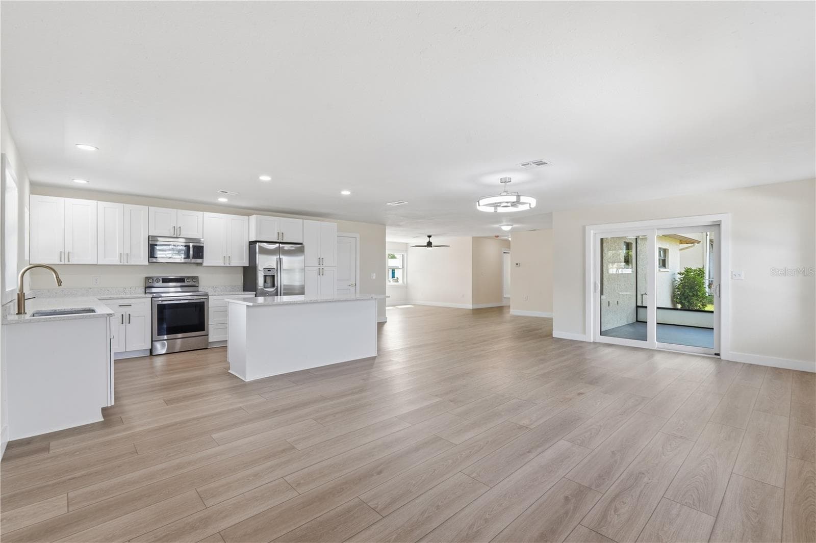 VIEW FROM FAMILY ROOM - 7507 MAKO DR, HUDSON