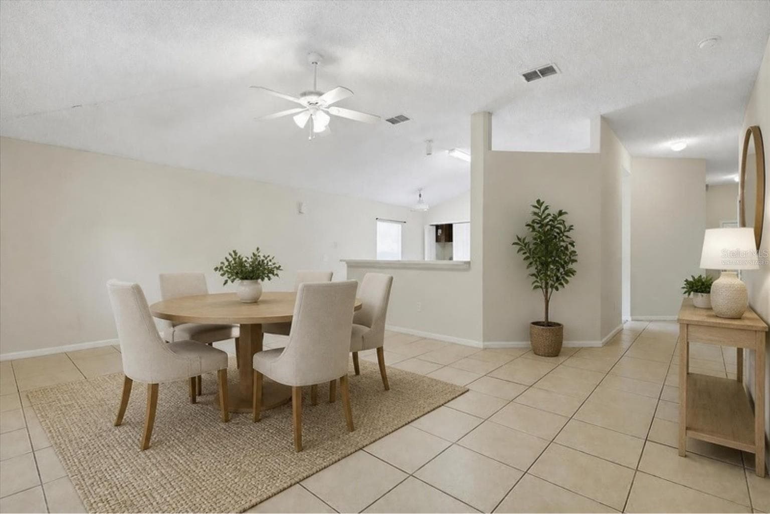 Virtually staged - dining area - 3 LOUVET LN, PALM COAST