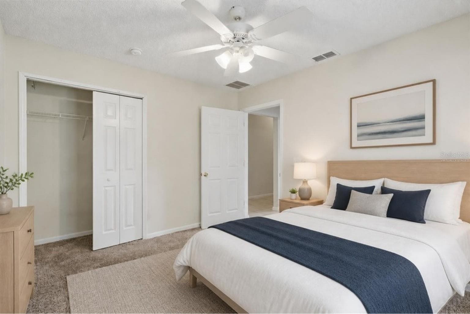 Virtually staged - bedroom - 3 LOUVET LN, PALM COAST