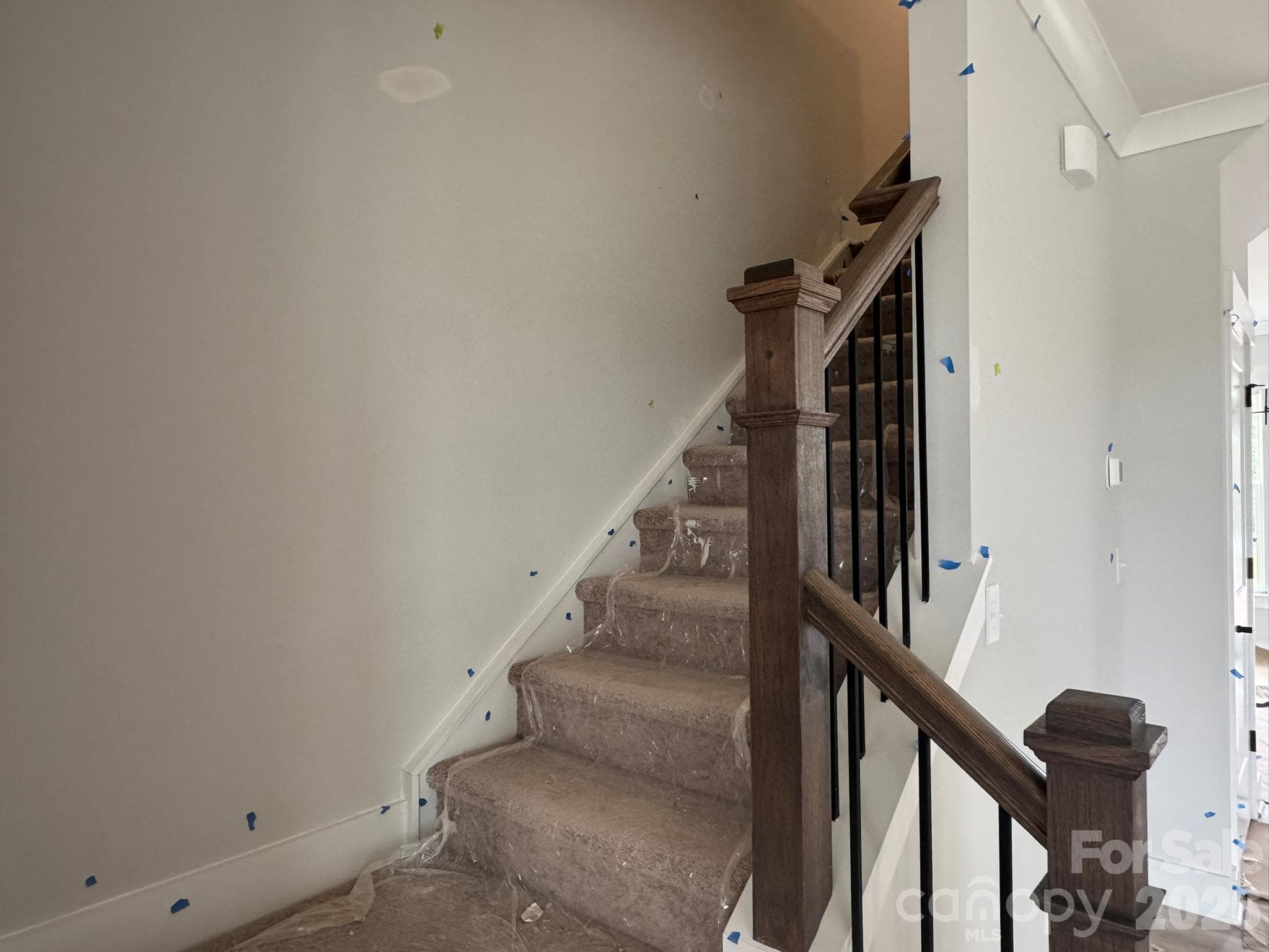 Stairs to upper level - 12315 Bryton Ridge Parkway, Huntersville