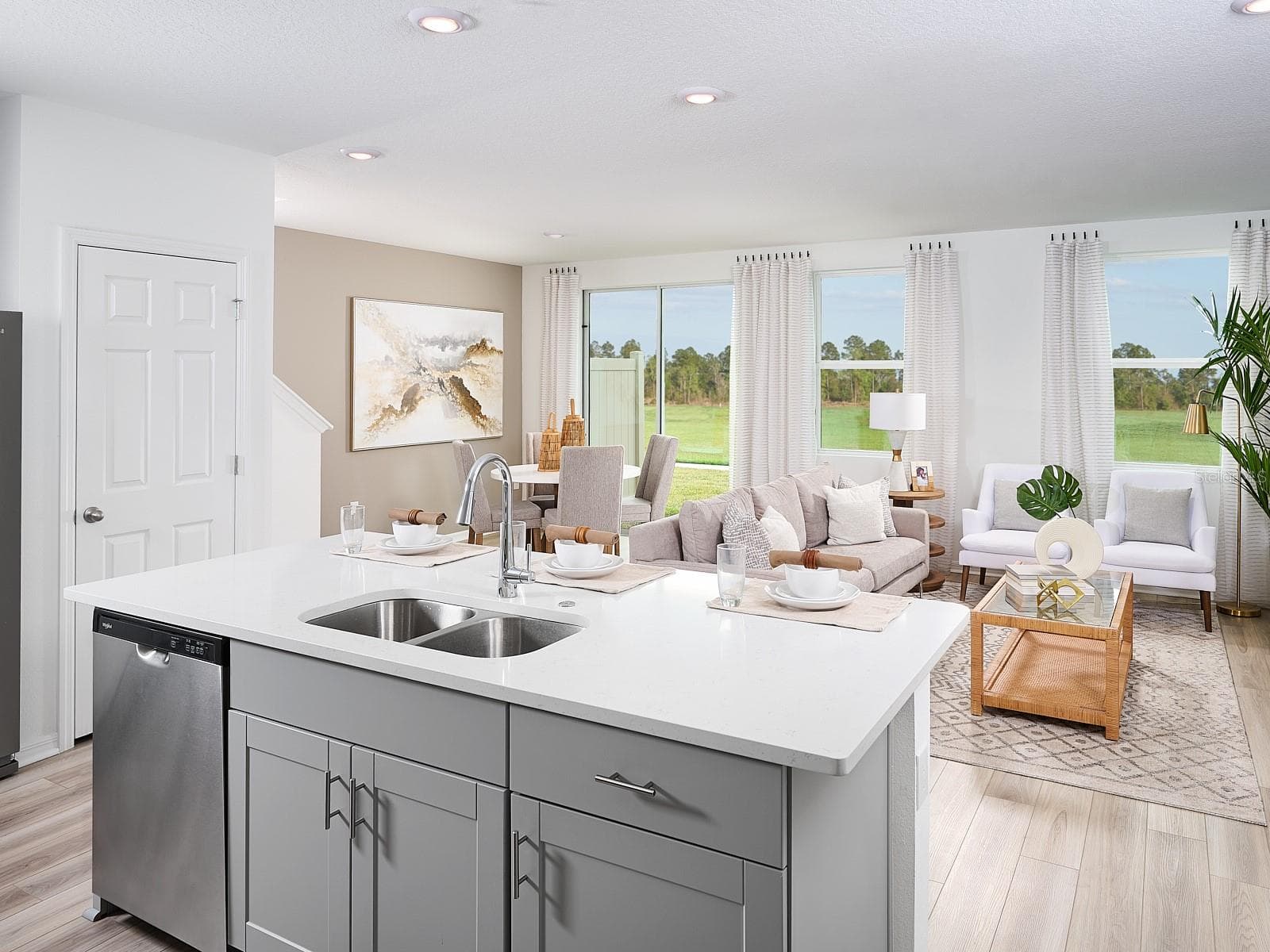 Welcome to a home designed with comfort, style, and everyday living in mind. This versatile floorplan features three spacious bedrooms and two full baths, offering the perfect balance of functionality and relaxation. The open-concept kitchen overlooks the dining area and great room, creating a warm and inviting space ideal for entertaining guests or enjoying quality time with family. Thoughtfully designed for modern living, this home provides a seamless flow, abundant natural light, and the flexibility to fit a variety of lifestyles. Don't miss the opportunity to make this welcoming home your own!Provide your feedback on BizChat - 16242 BIRD OF PARADISE AVE, CLERMONT