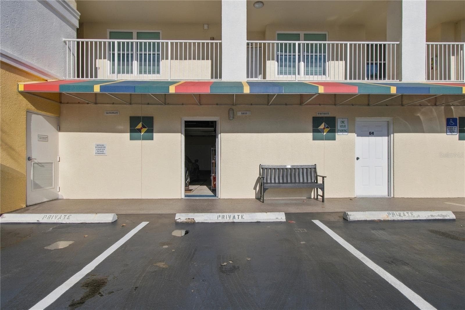 Parking front of building right below unit - 1200 COUNTRY CLUB DR #3202, LARGO
