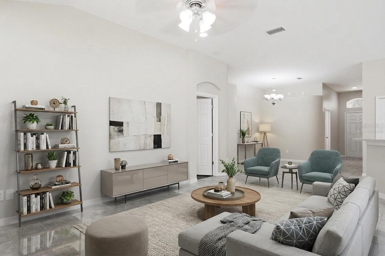 Virtually staged - 7627 BLUE SPRING DR, LAND O LAKES
