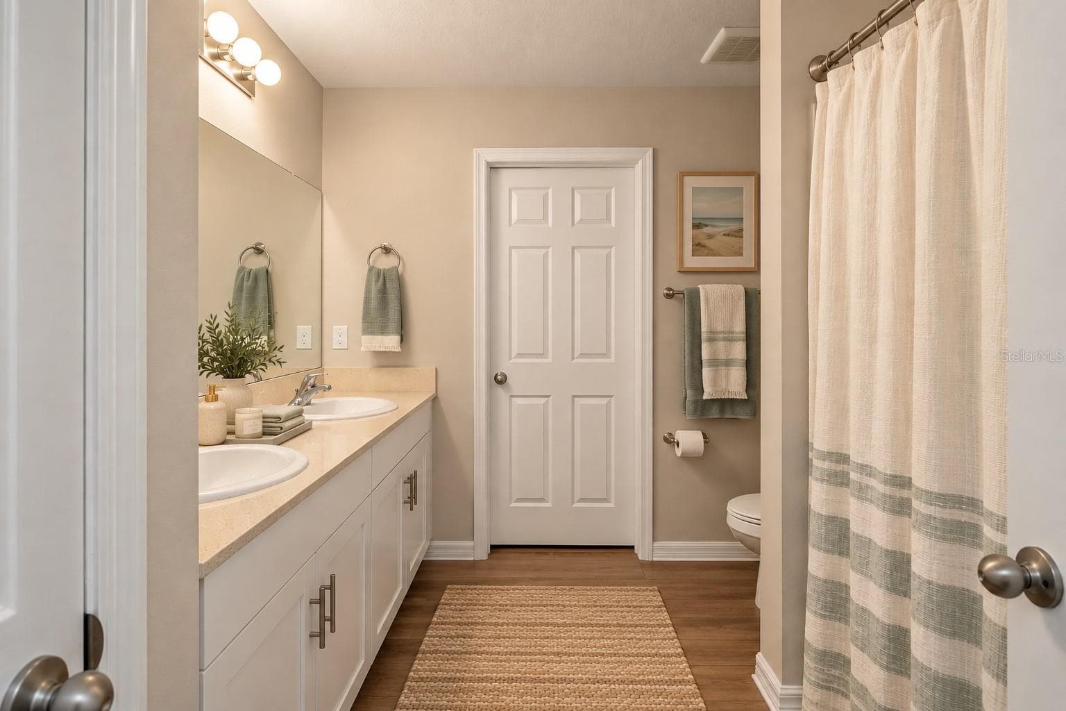 Primary Bathroom Digitally Staged - 7580 FREESIA TRCE, WESLEY CHAPEL