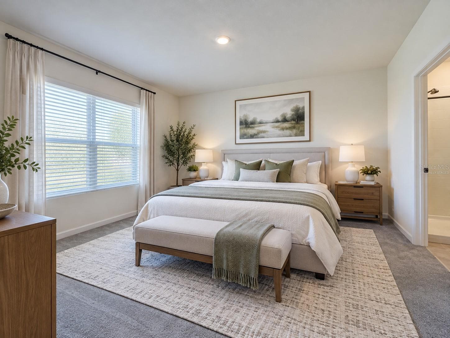 Virtually Staged - Primary Bedroom - 17043 OVAL RUM DR, WIMAUMA