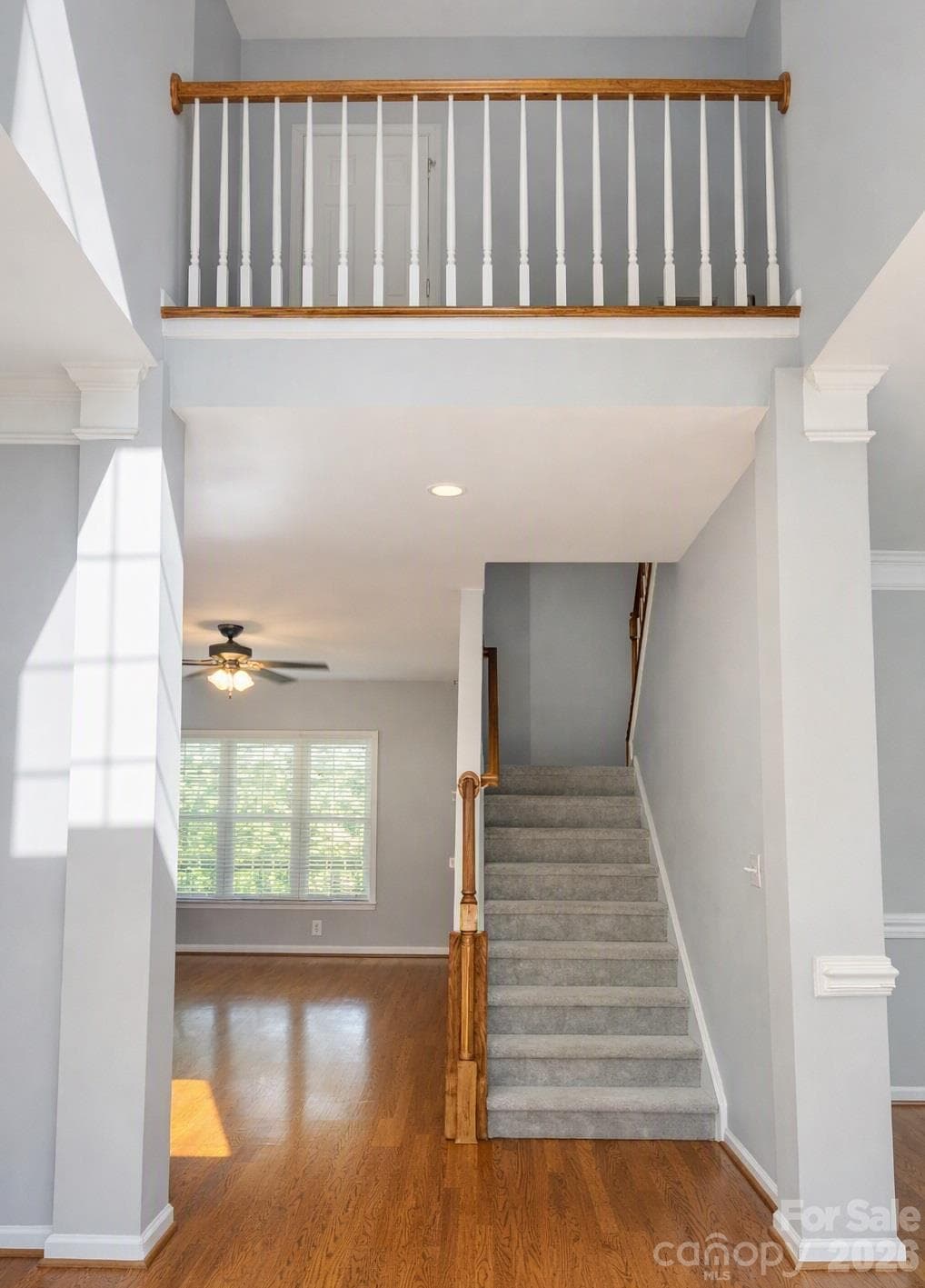Open Rails 2 Story Foyer - 17028 Hampton Trace Road, Huntersville