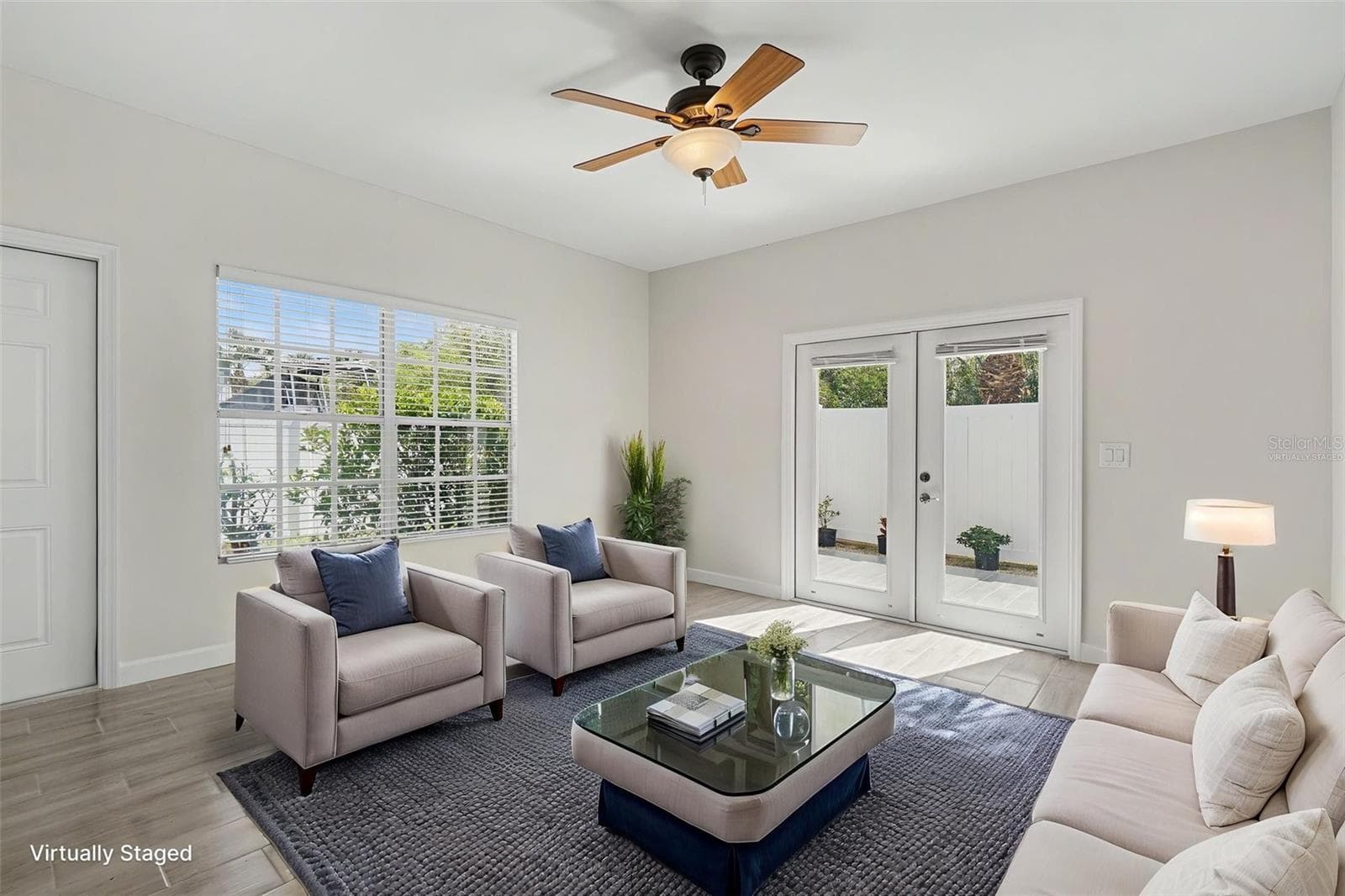 Virtually Staged - Living Room - 6081 LAKE FRONT DR, FORT MYERS