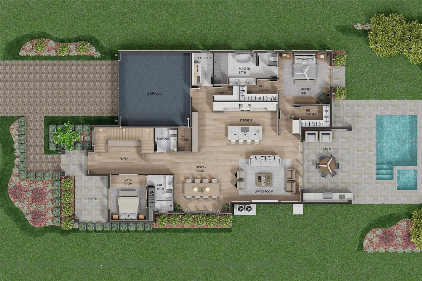 Renderings are artistic interpretations. Features and finishes may vary from final construction. - 907 N HYER AVE, ORLANDO