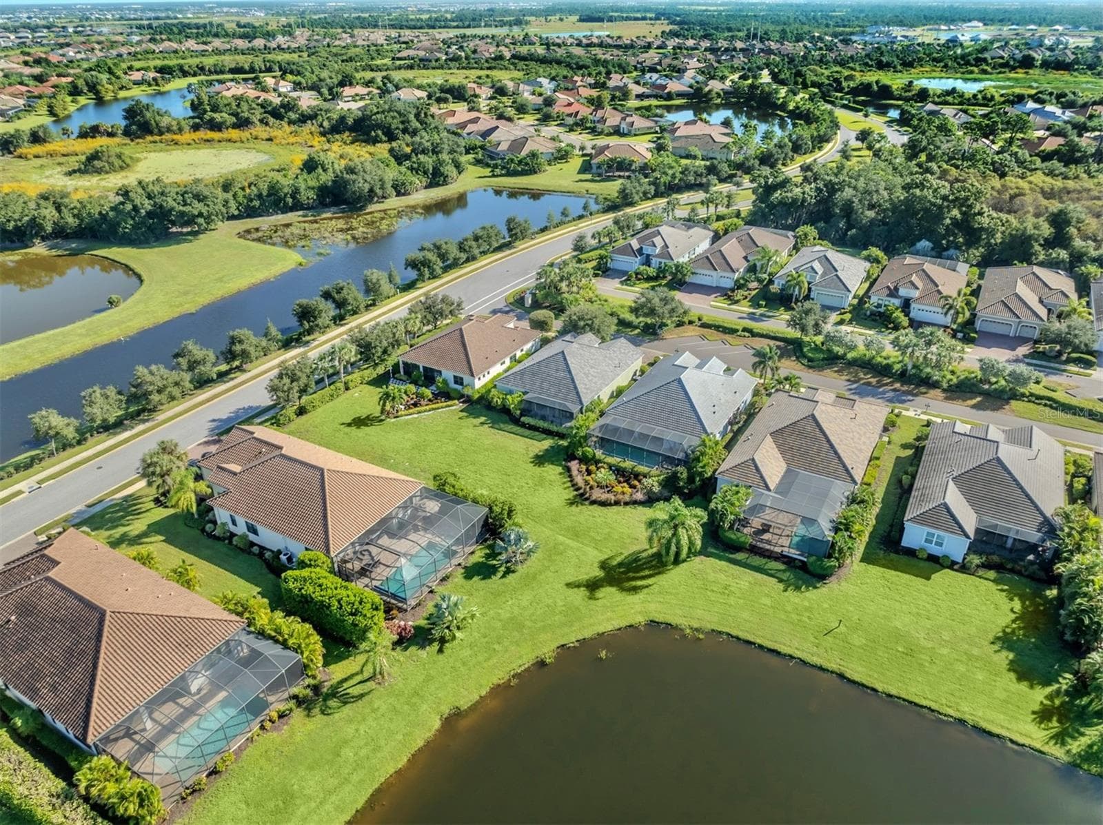Aerial View From Back - 27301 DRIVER LN, ENGLEWOOD