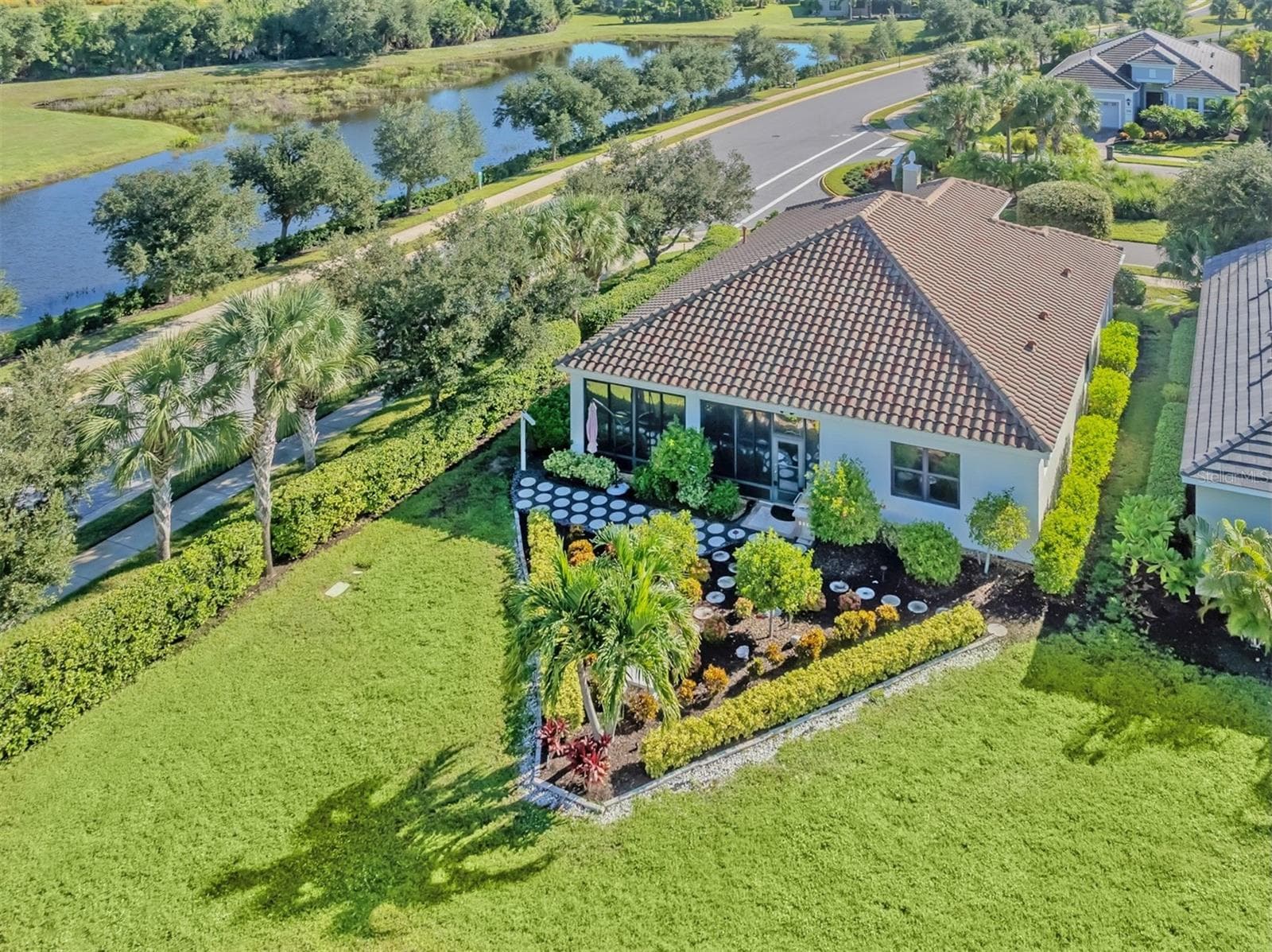 Backyard Aerial View - 27301 DRIVER LN, ENGLEWOOD
