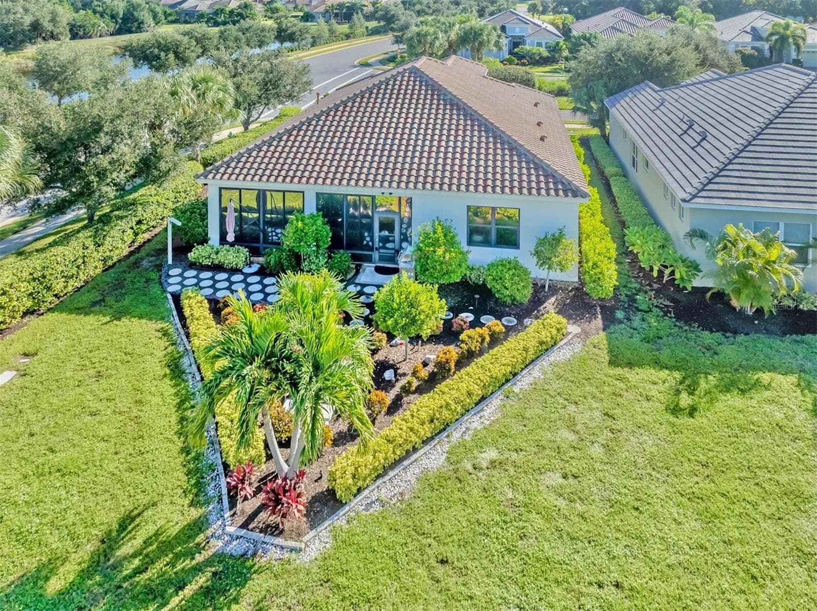Backyard Aerial View - 27301 DRIVER LN, ENGLEWOOD