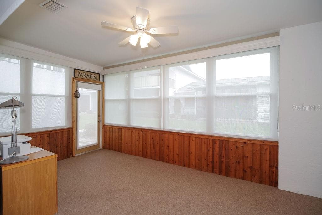 Florida Room with sun shades - 290 PARADISE BLVD #17, MELBOURNE