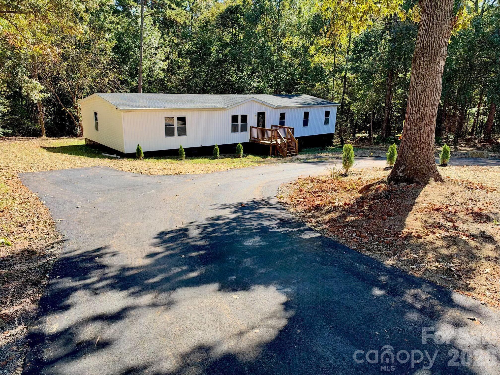 New Asphalt Circular Driveway - 10380 Turnplow Drive, Davidson