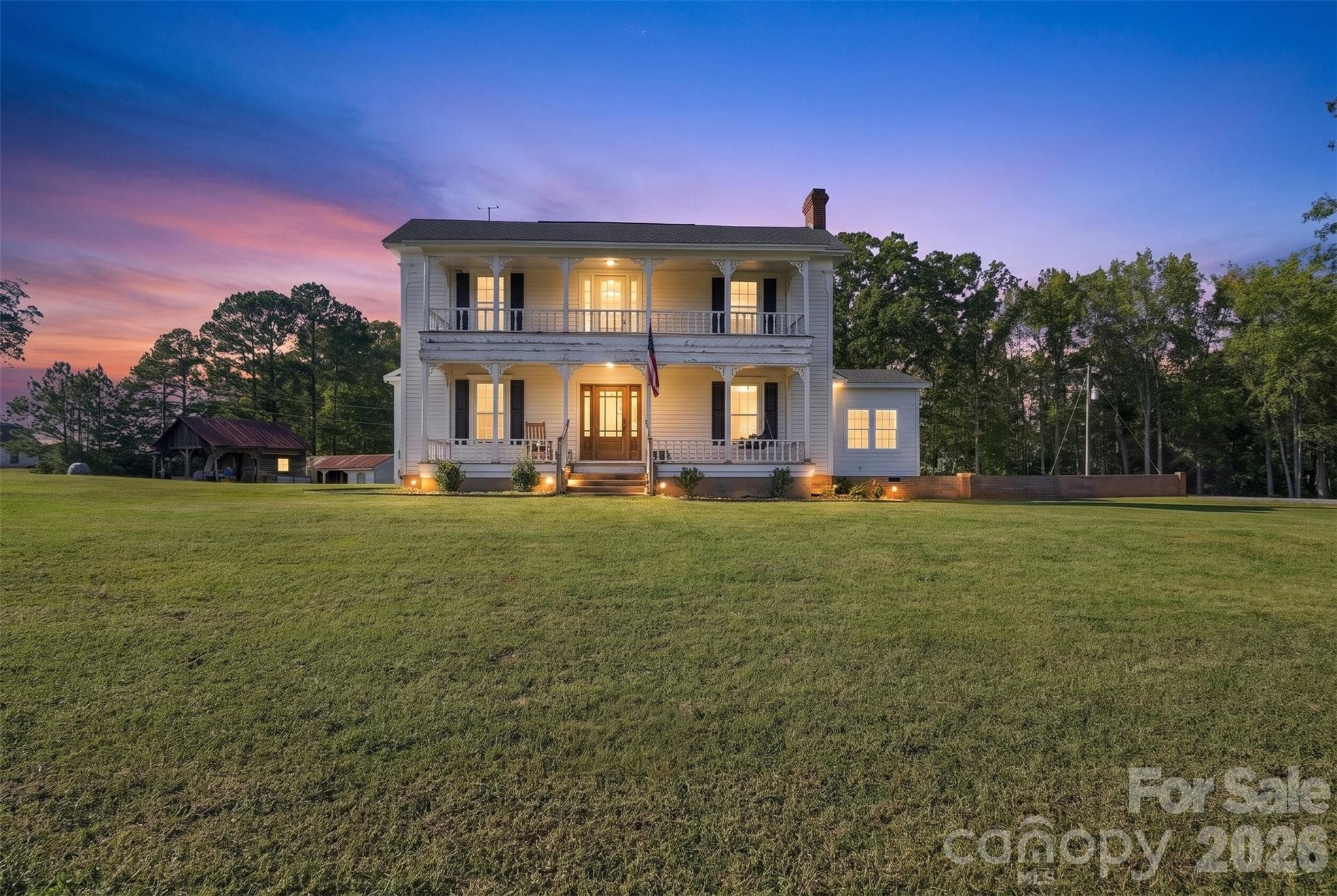 Virtual Twilight of front elevation - 3098 Irene Bridge Highway, Hickory Grove