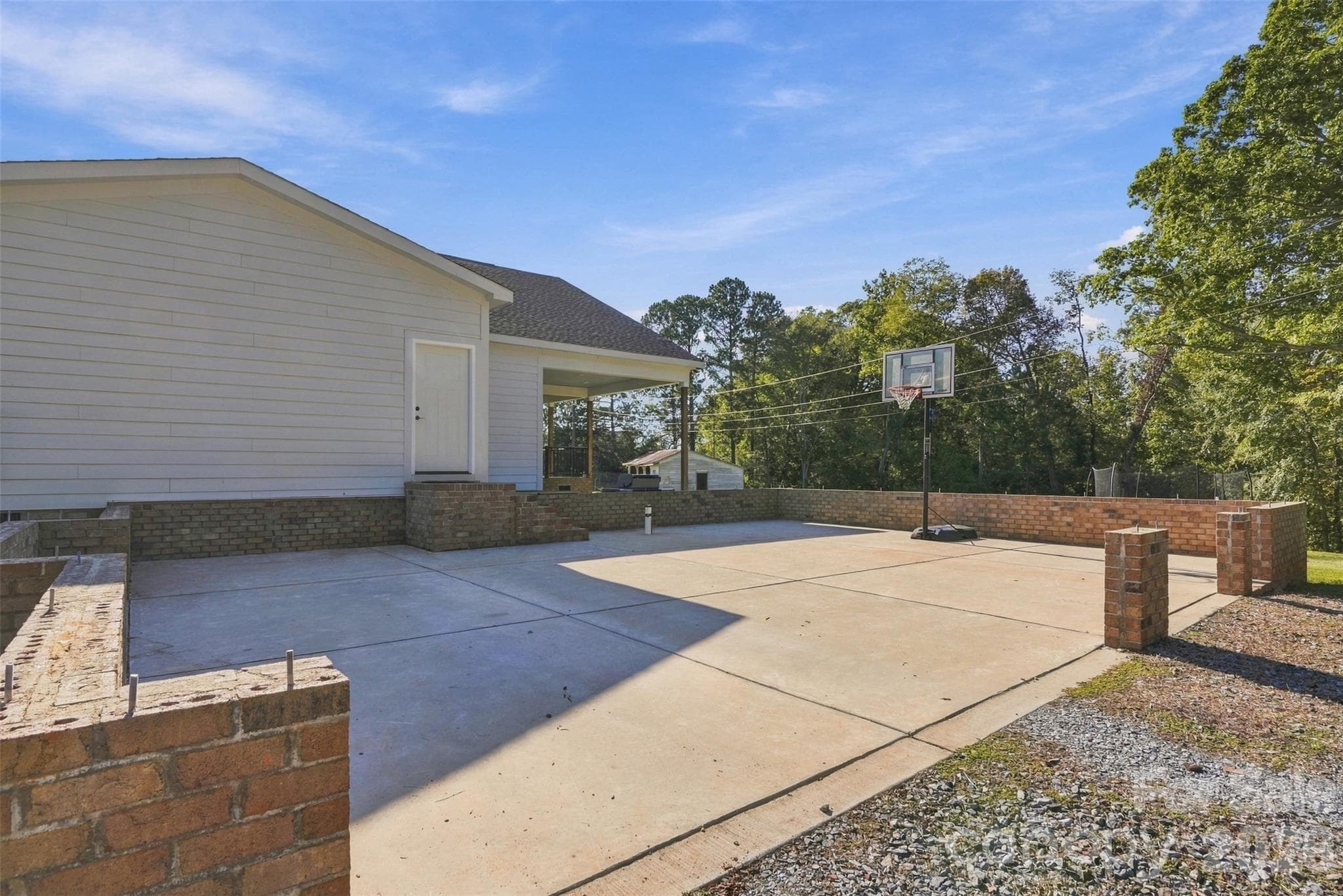 Side entrance off of footprint of 3 car garage - 3098 Irene Bridge Highway, Hickory Grove