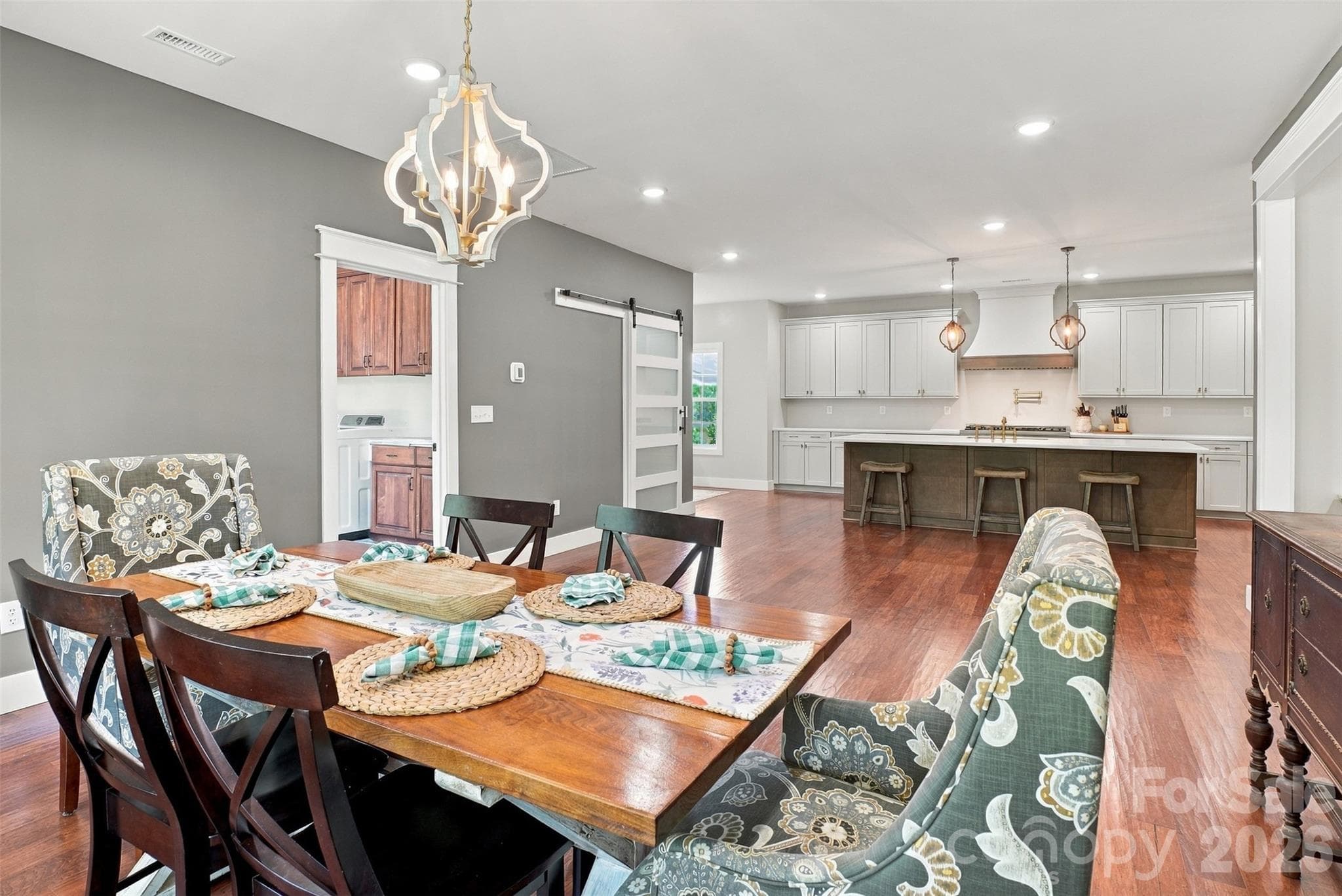 Open concept dining/ kitchen area with plenty of space to expand! - 3098 Irene Bridge Highway, Hickory Grove