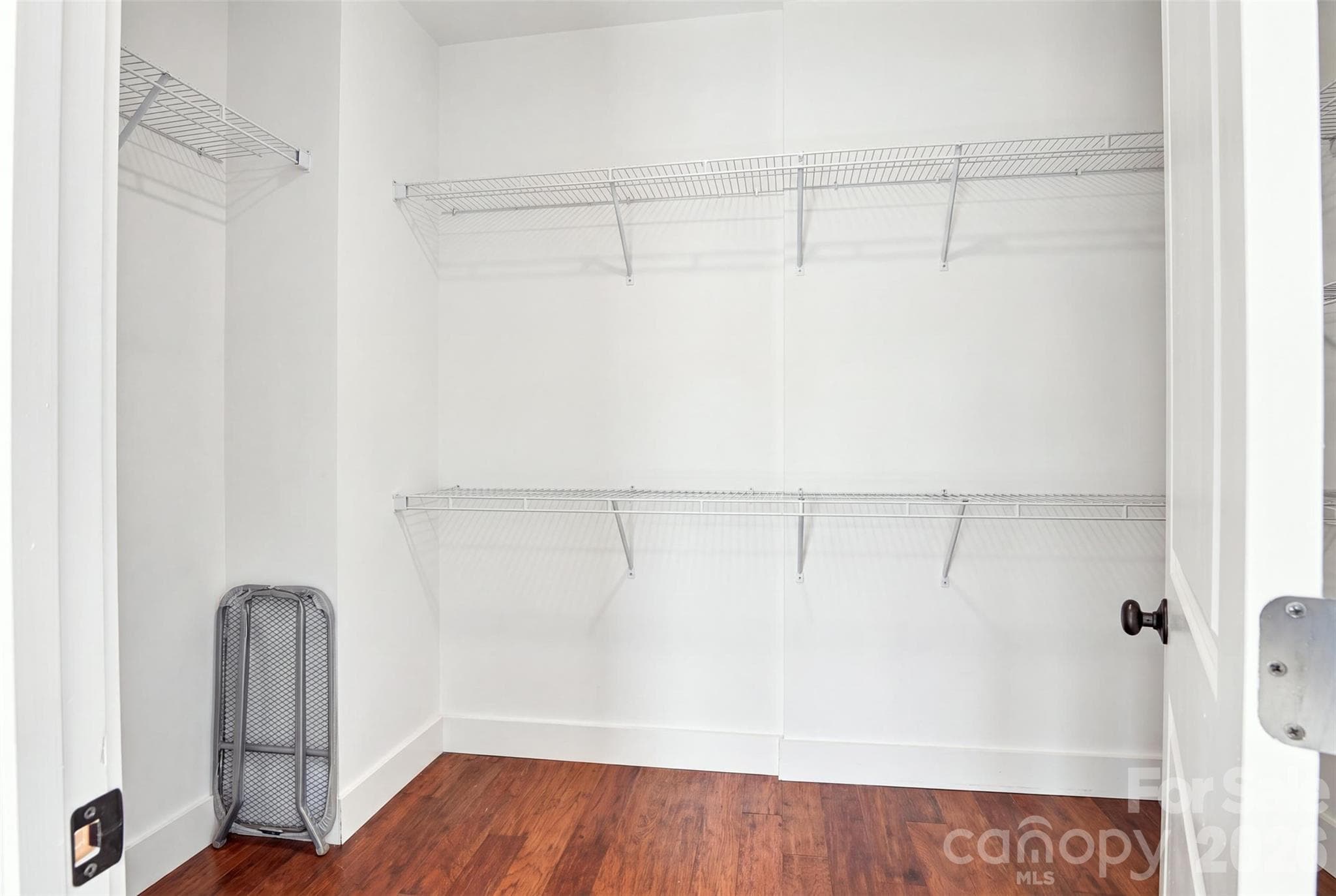 Virtually staged empty walk-in primary closet - 3098 Irene Bridge Highway, Hickory Grove