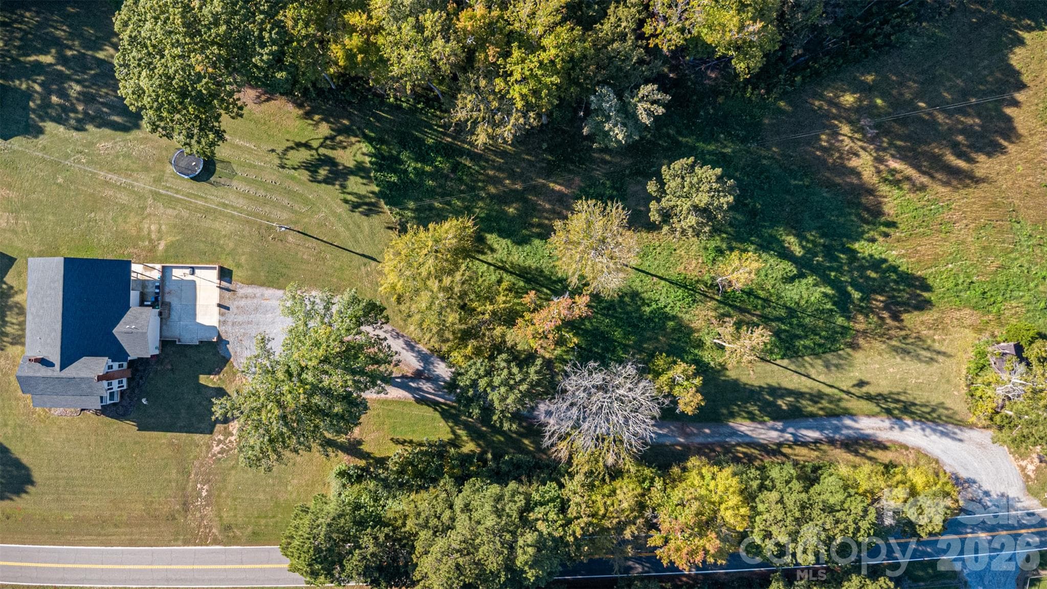 Gravel lane winding up to this beautiful country estate - 3098 Irene Bridge Highway, Hickory Grove