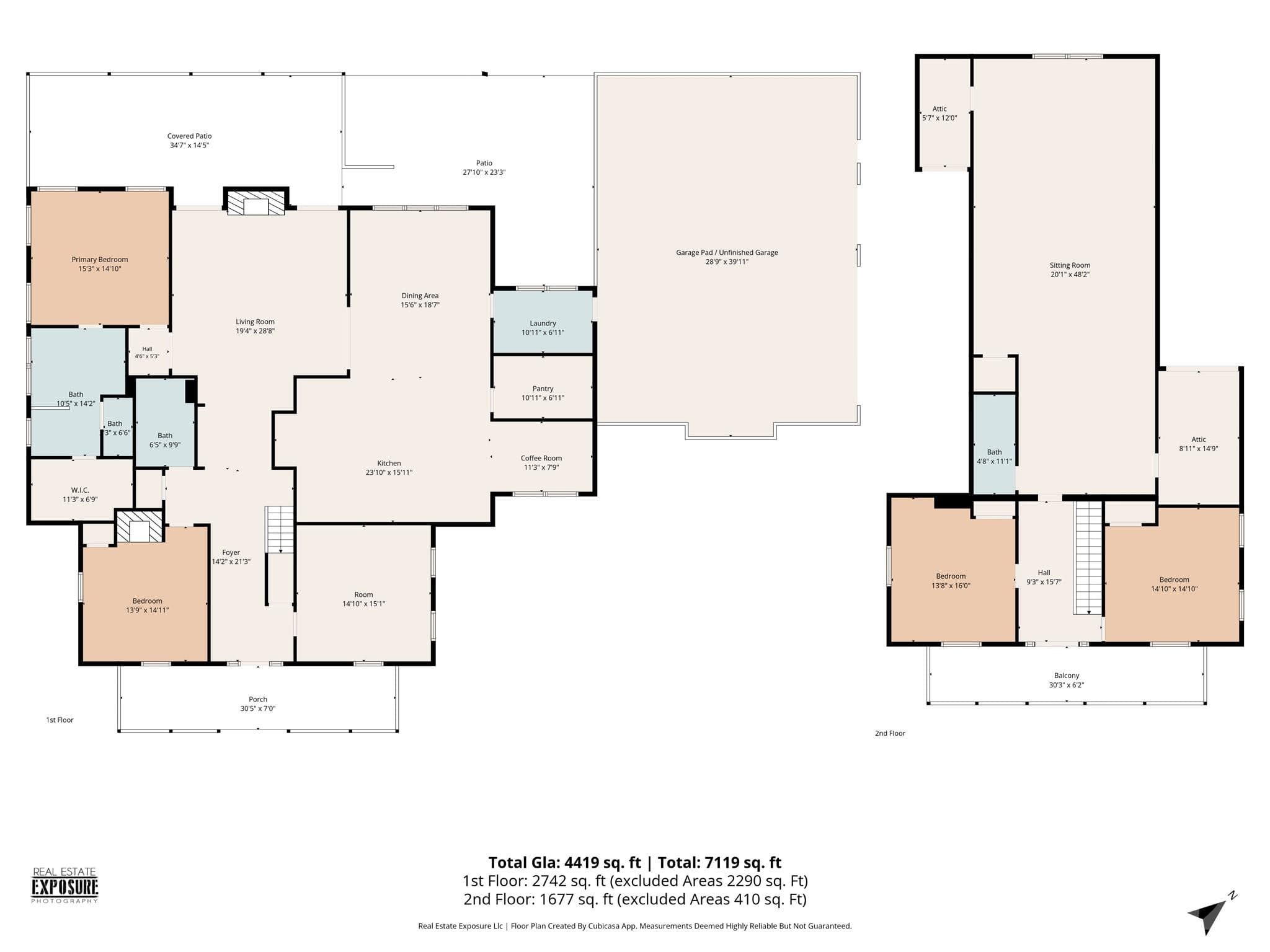 Floor plan - 3098 Irene Bridge Highway, Hickory Grove