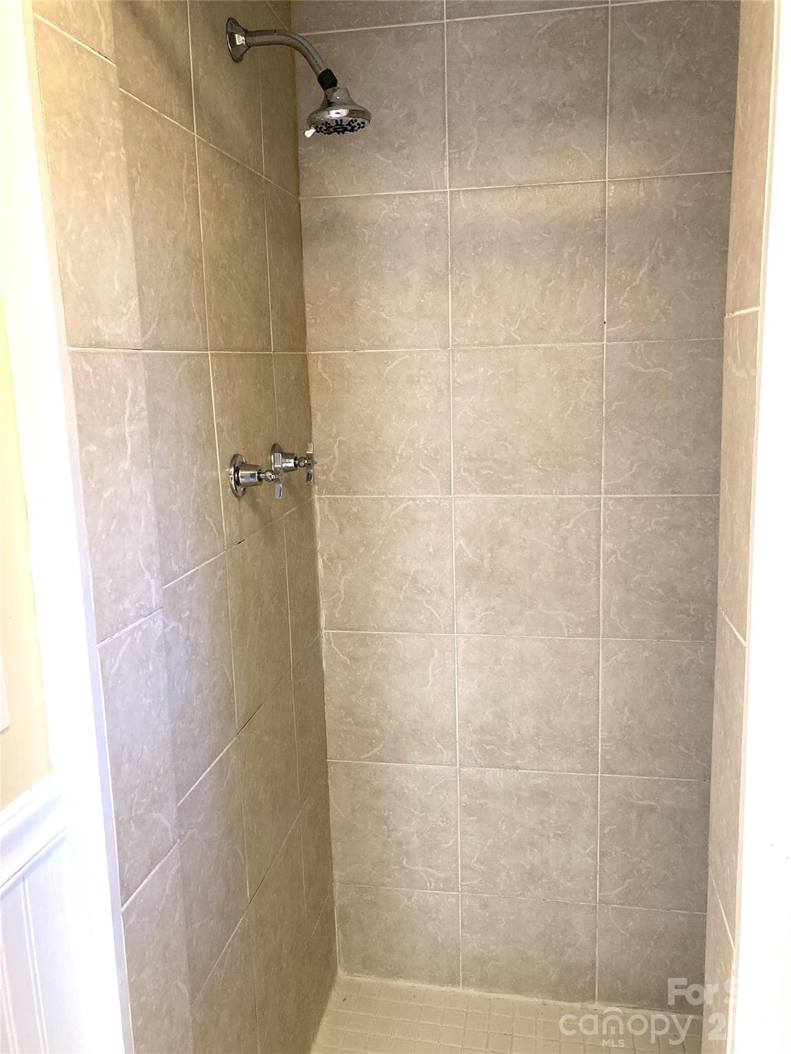 Tiled shower. - 326 S 3rd Street, Albemarle