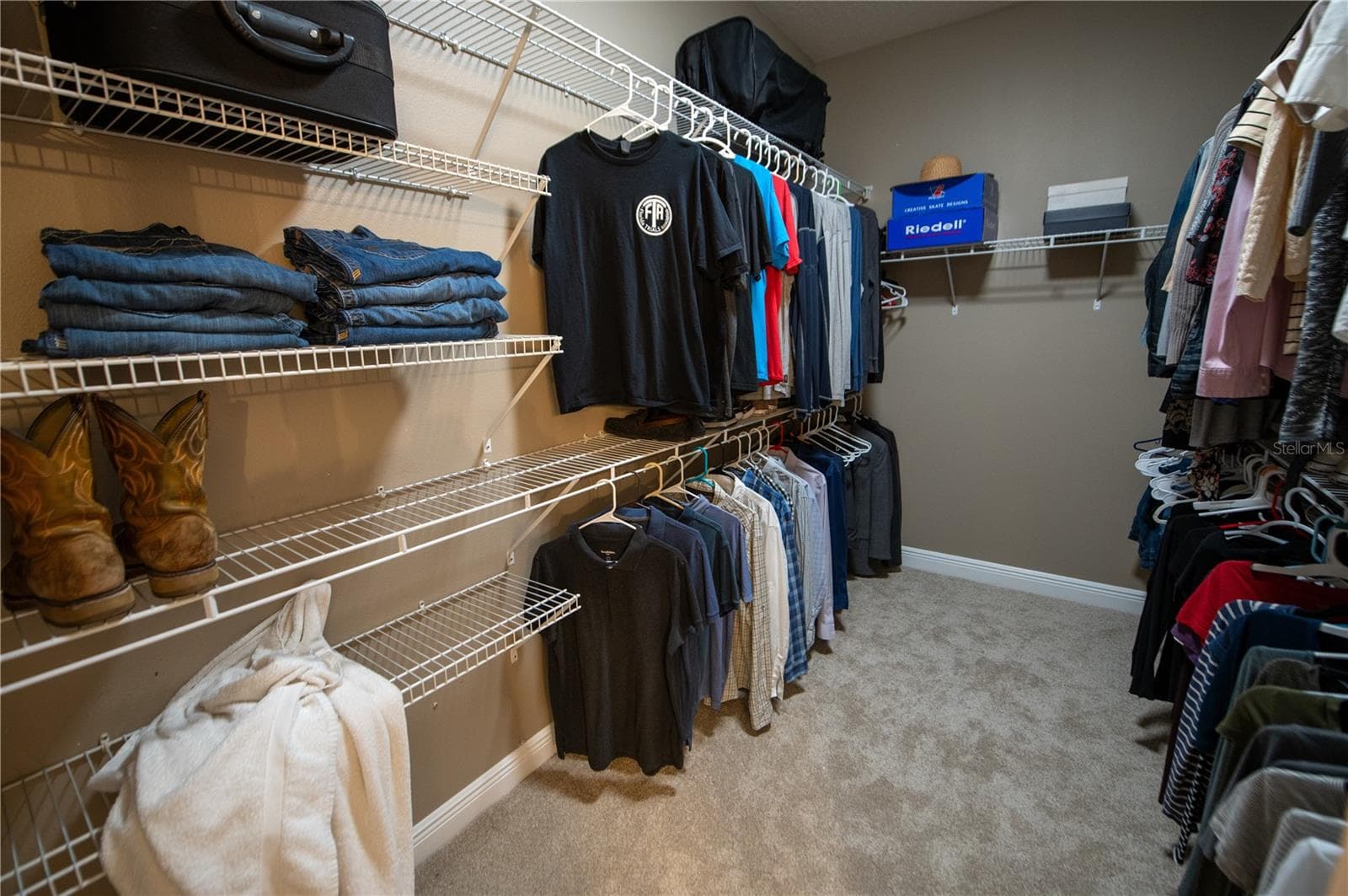 primary walk-in closet - 14038 EDEN ISLE BLVD, WINDERMERE