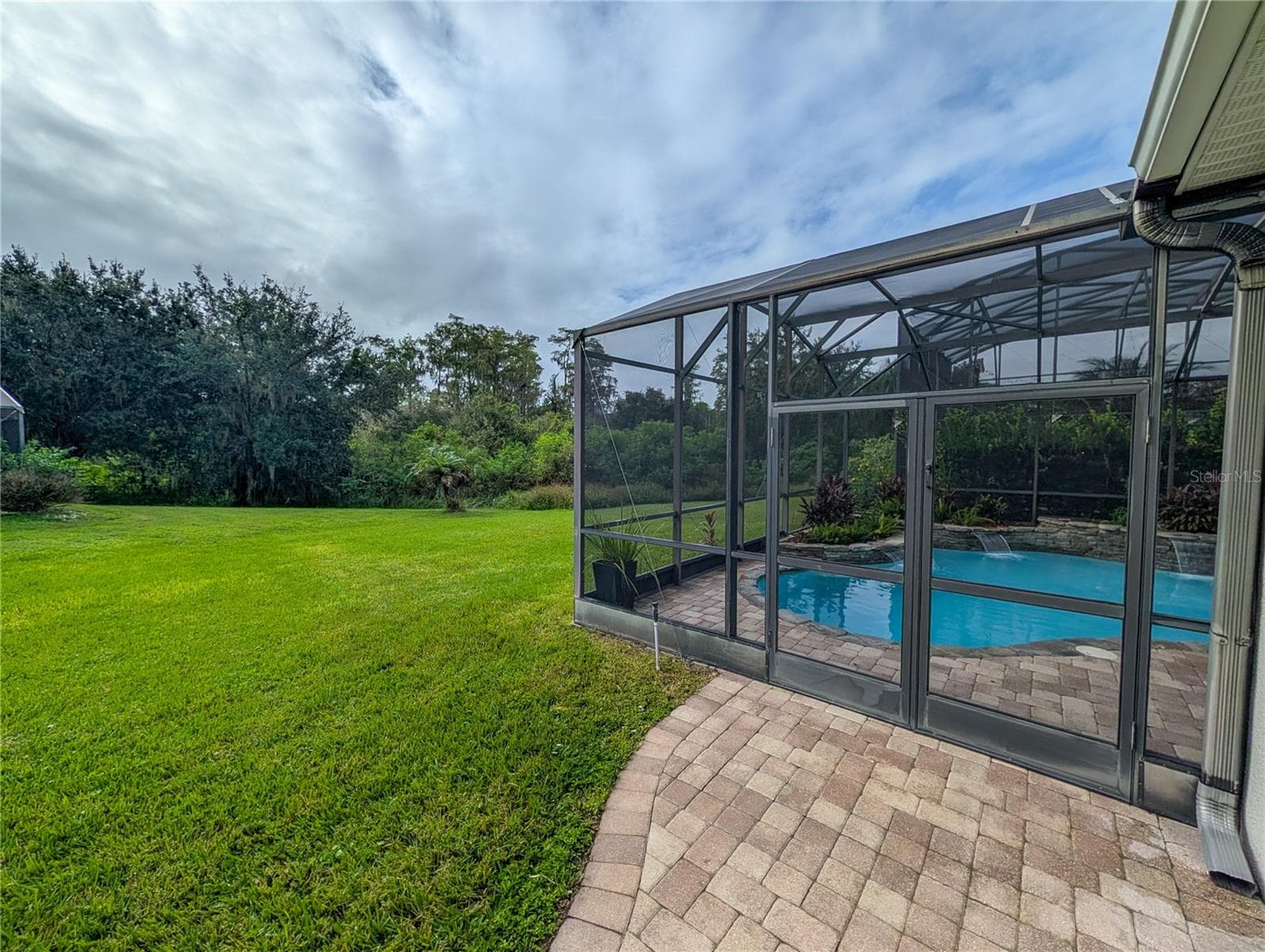 back yard with a view of conservation land - 14038 EDEN ISLE BLVD, WINDERMERE