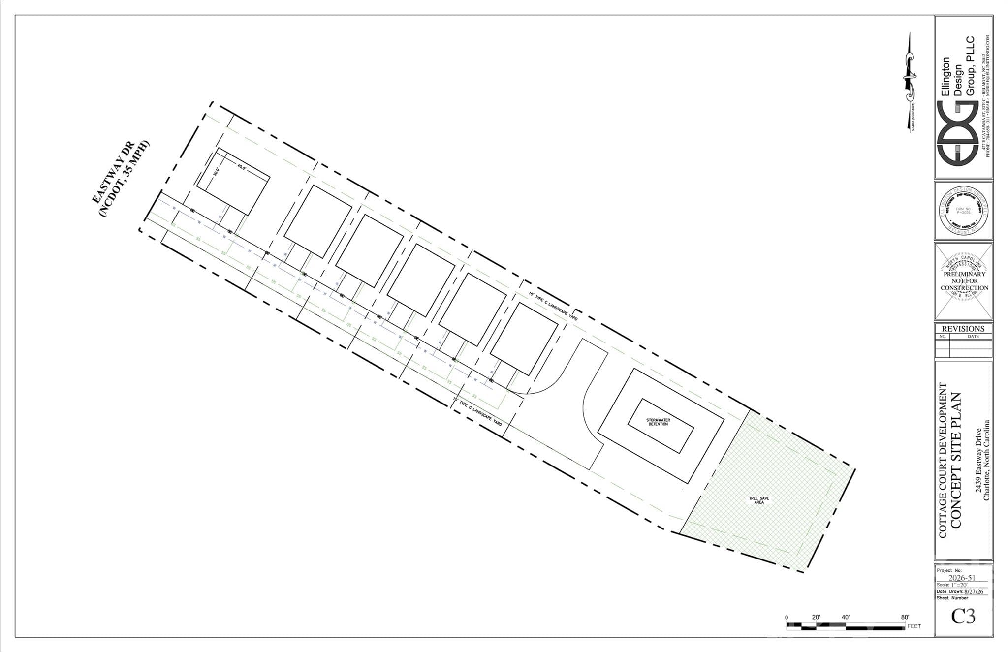 Lot at 2439 Eastway Drive Drive, Charlotte, photo 4 of 13