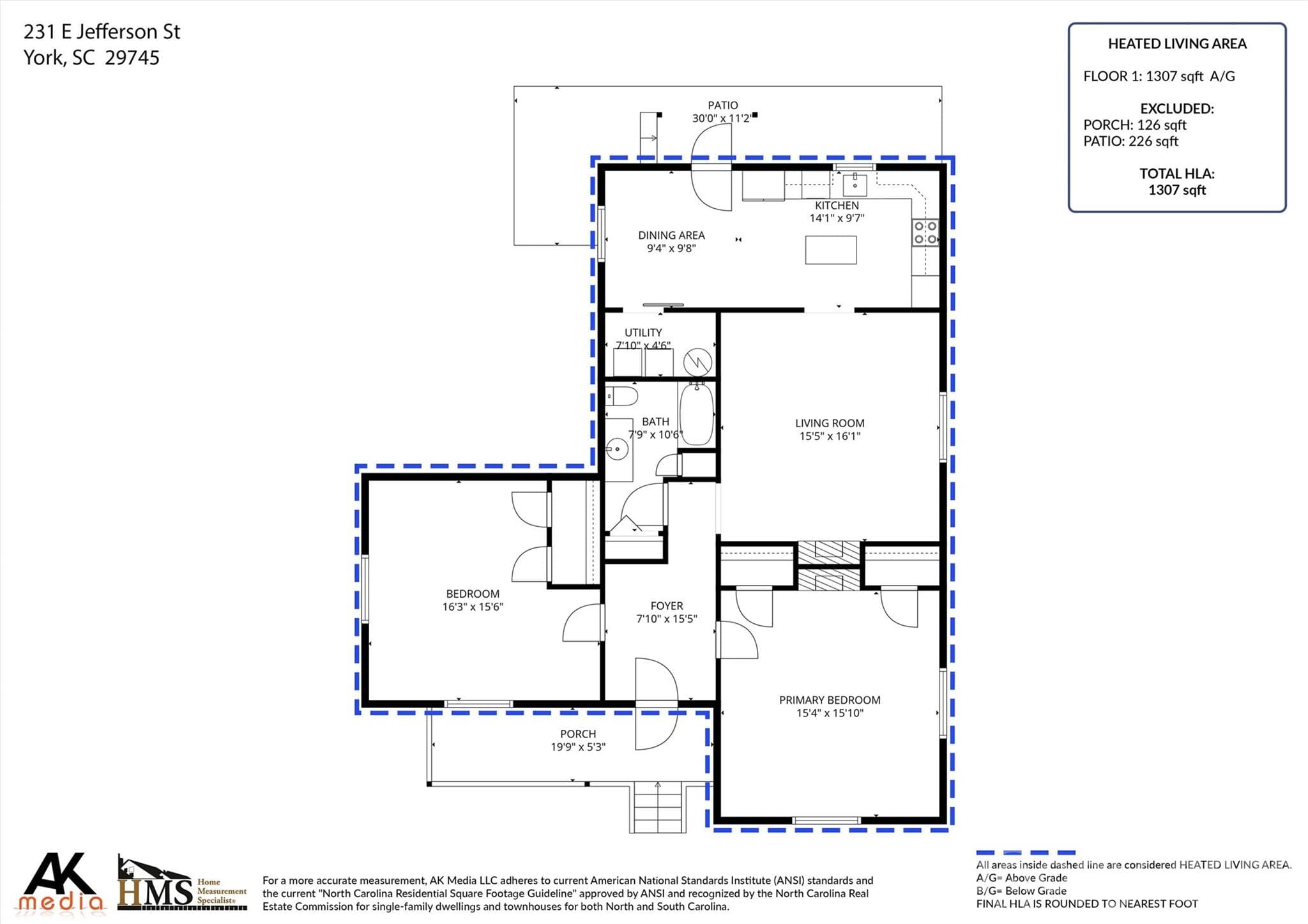 Floor Plan - 231 E Jefferson Street, York