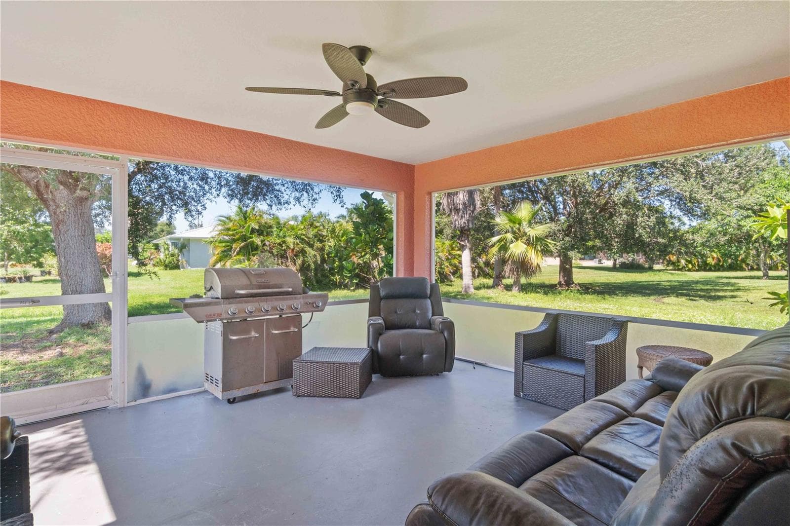 Back patio - 183 CASTILE CT, PUNTA GORDA