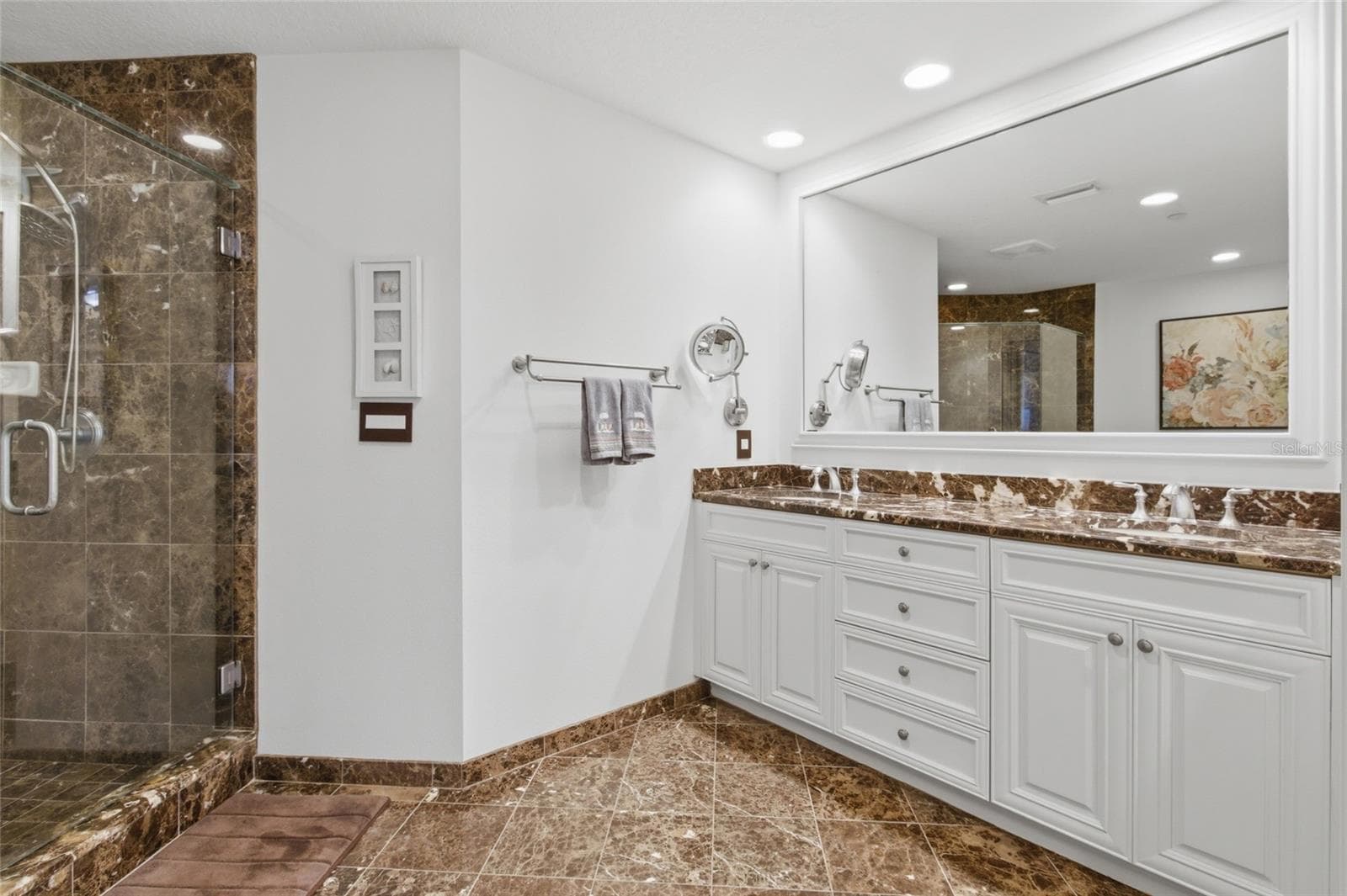 Primary bathroom provides double vanity. - 11 BAYMONT ST #608, CLEARWATER BEACH