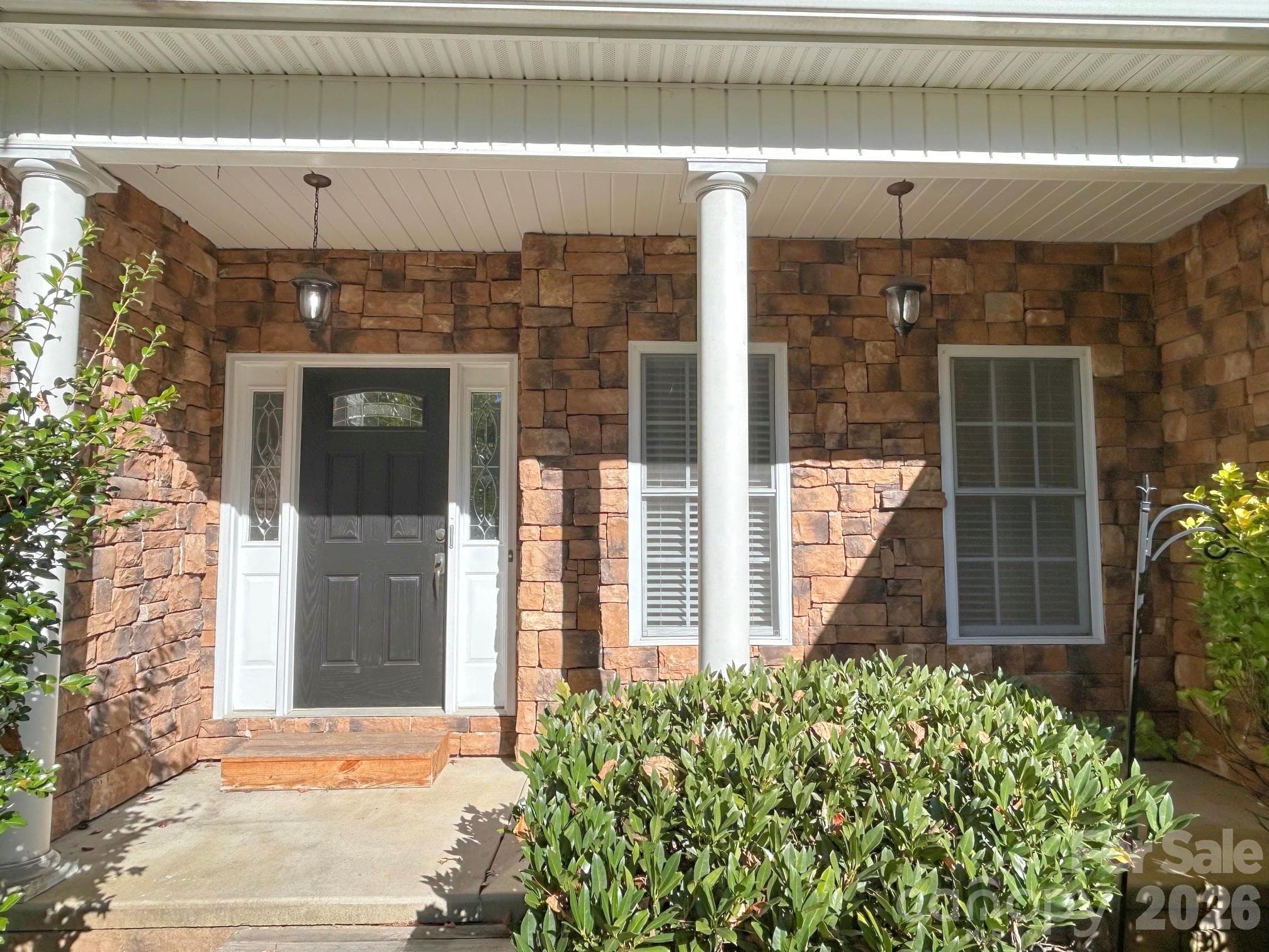 Covered front porch - 201 Colonel Holcombe Place, Candler