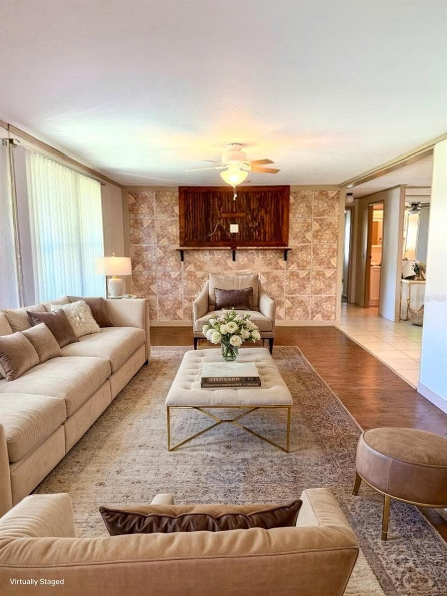 Living room - 1837 COCO PLUM ST NE, PALM BAY