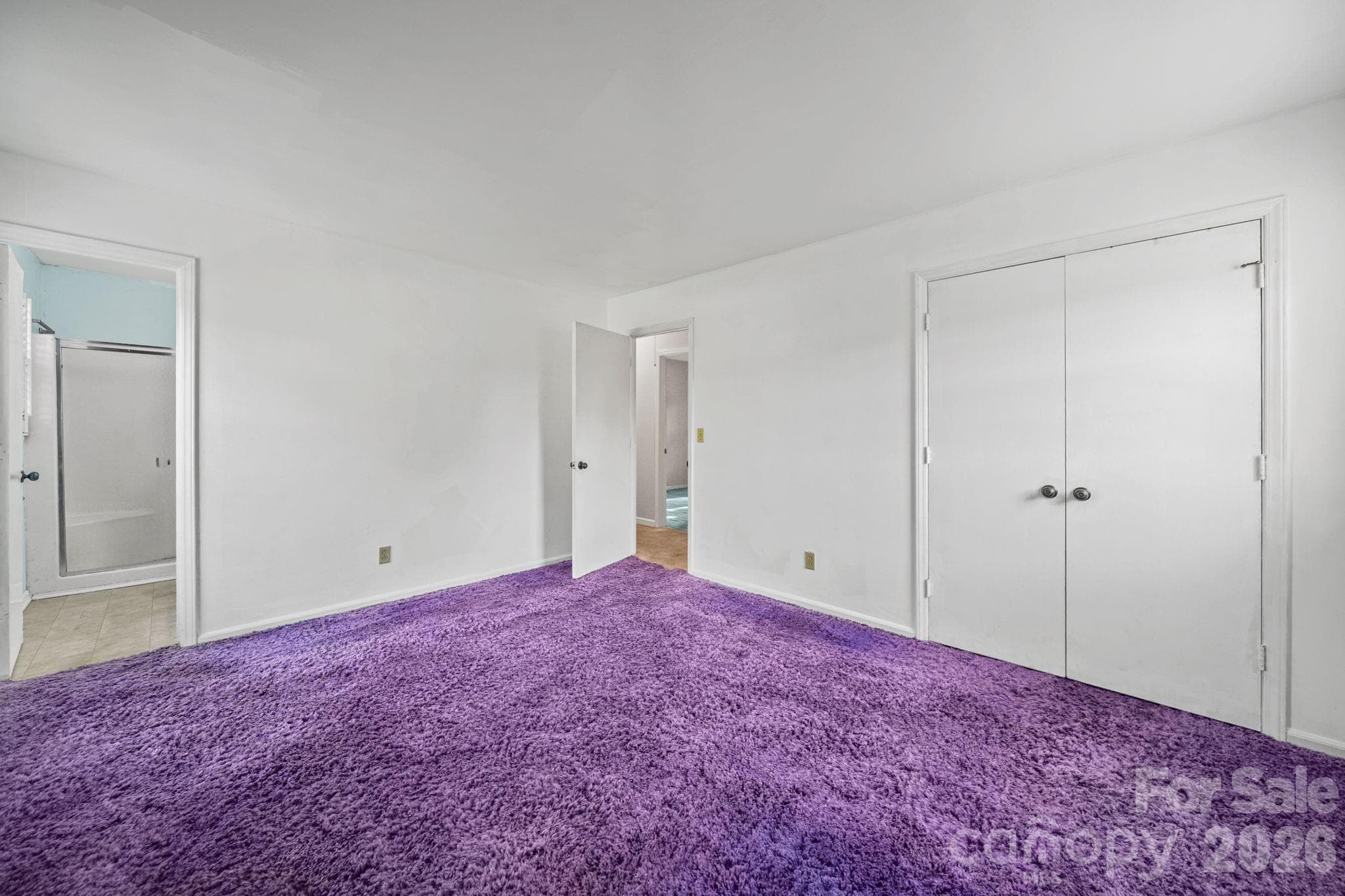 primary bedroom with ensuite bathroom - 13519 Four Oaks Lane, Matthews