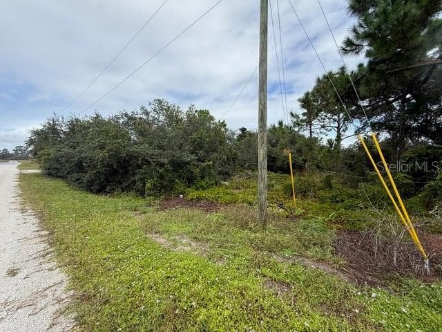 side of the lot - 516 MORNINGSIDE DR, LAKE PLACID