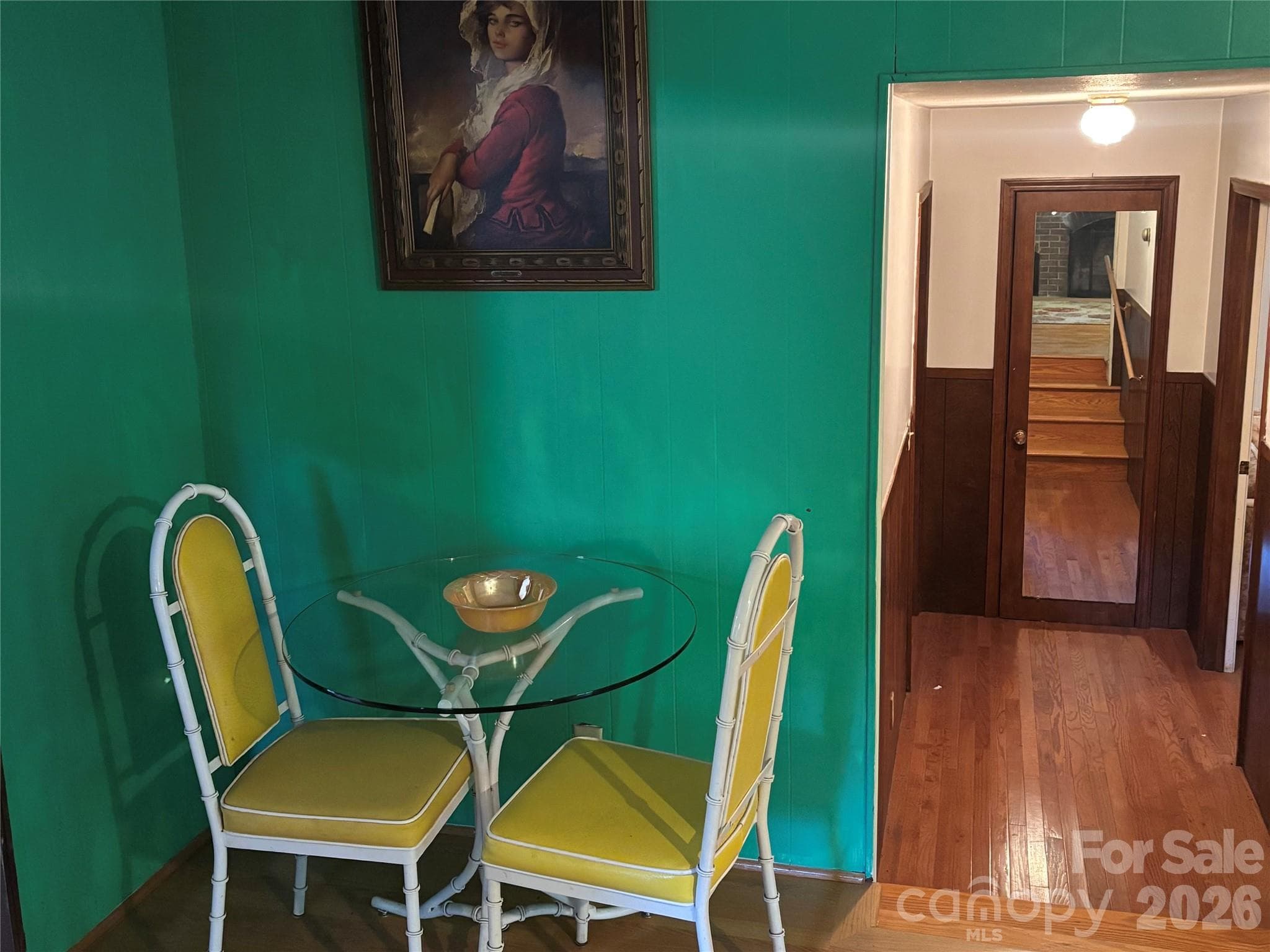 Downstairs hallway, linen closet. - 5923 Stack Road, Monroe
