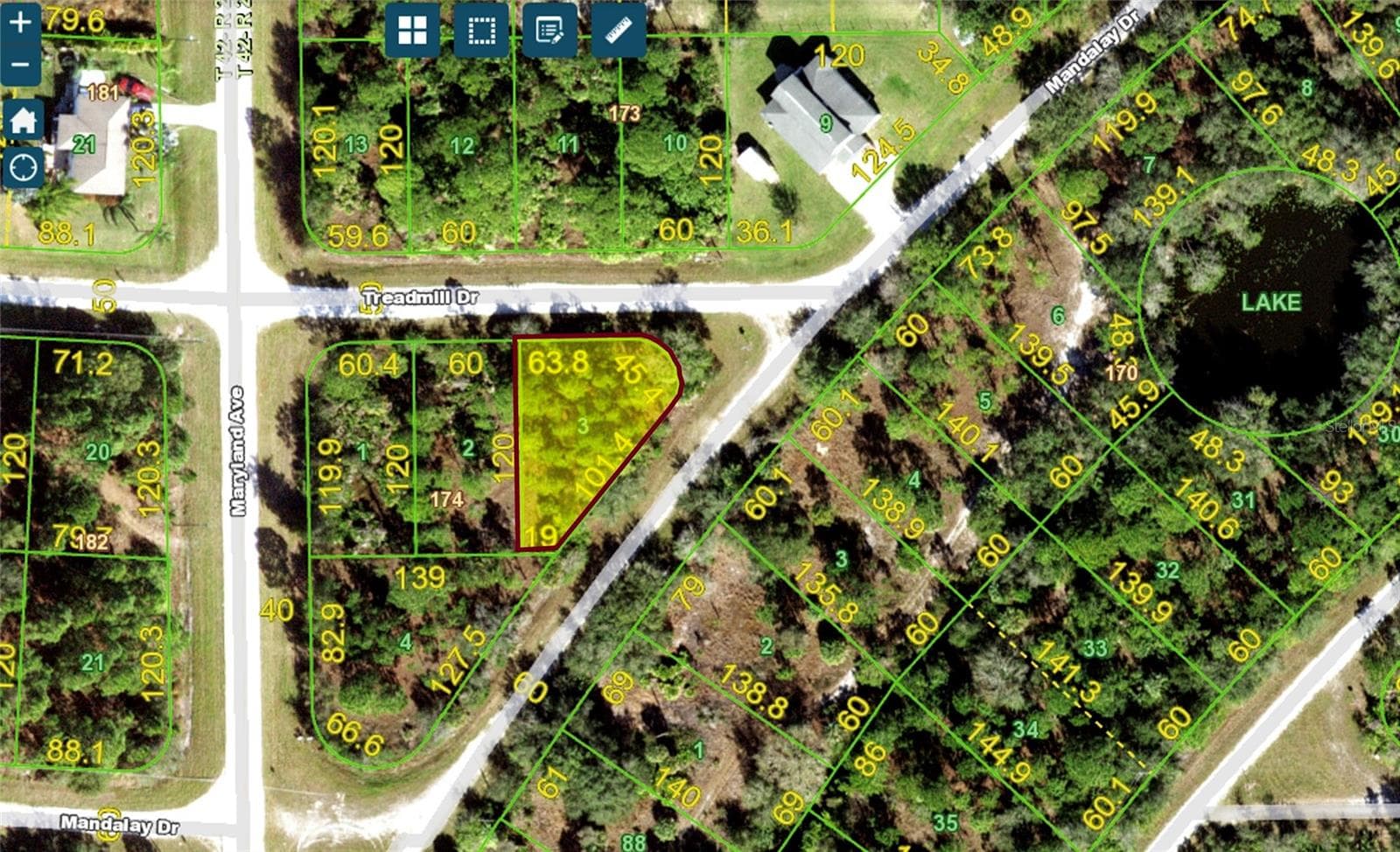 Land at 28019 TREADMILL DR, PUNTA GORDA, photo 5 of 6