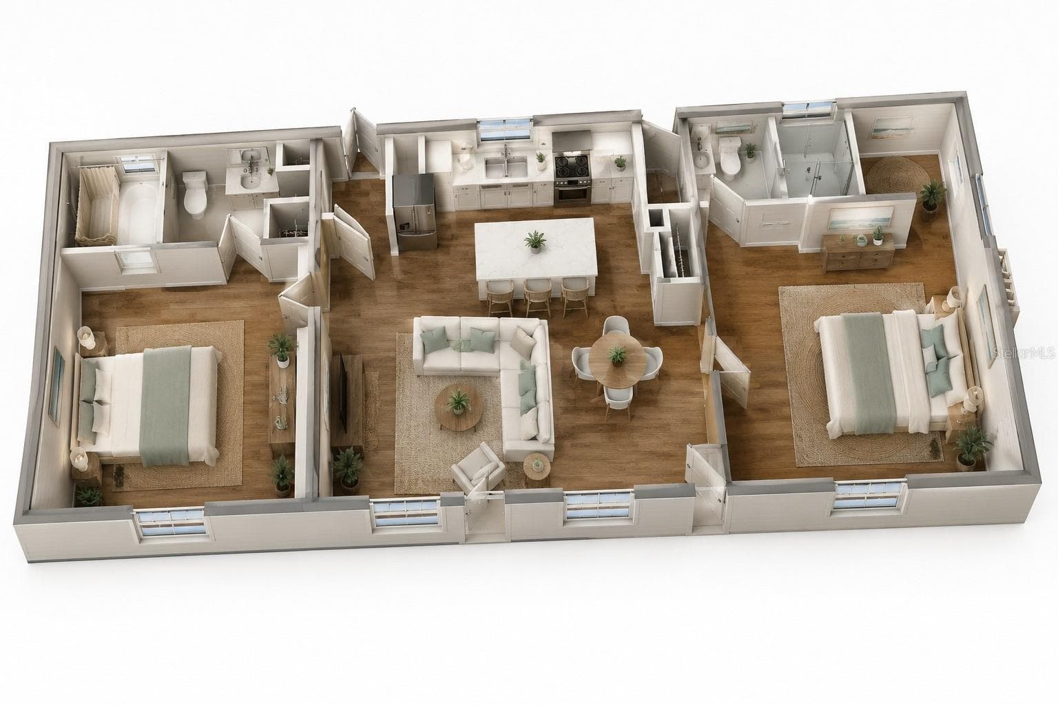 THIS IS AN AI PHOTO SHOWING SITE PLANS OF WHAT COULD BE ON THIS LOT - this is to show what the site plans are in a mock up - 4332 CEDAR WAY, EDGEWATER