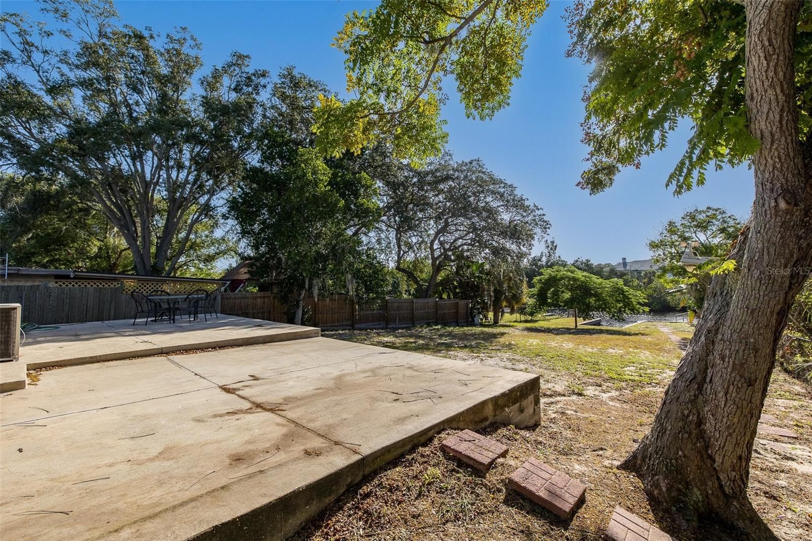 Patio slab added - 3138 BLUFF BLVD, HOLIDAY