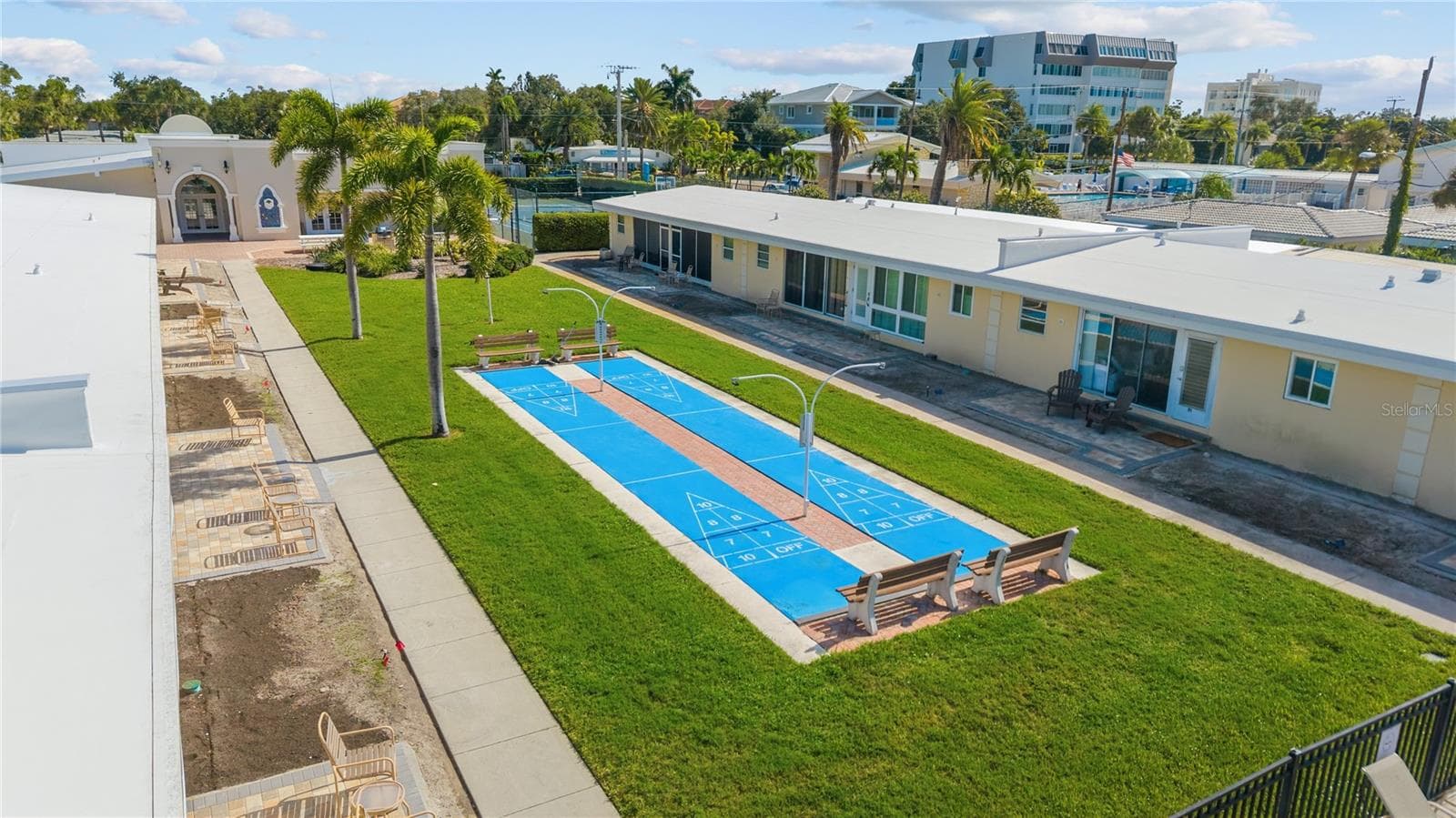 1 of 2 shuffle board areas. - 6006 MIDNIGHT PASS RD #11, SARASOTA