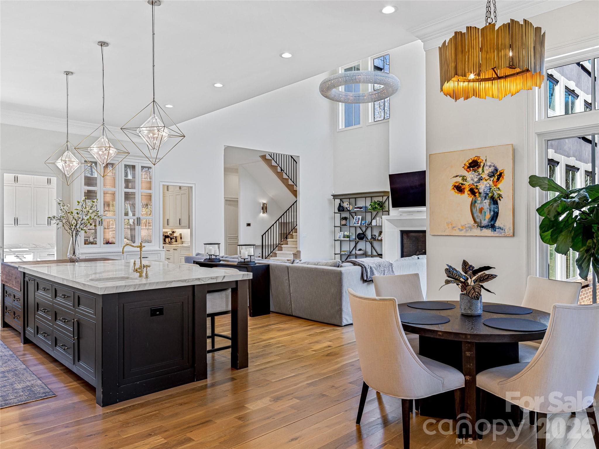 Breakfast nook, kitchen & living room - 1905 White Tree Trail, Arden